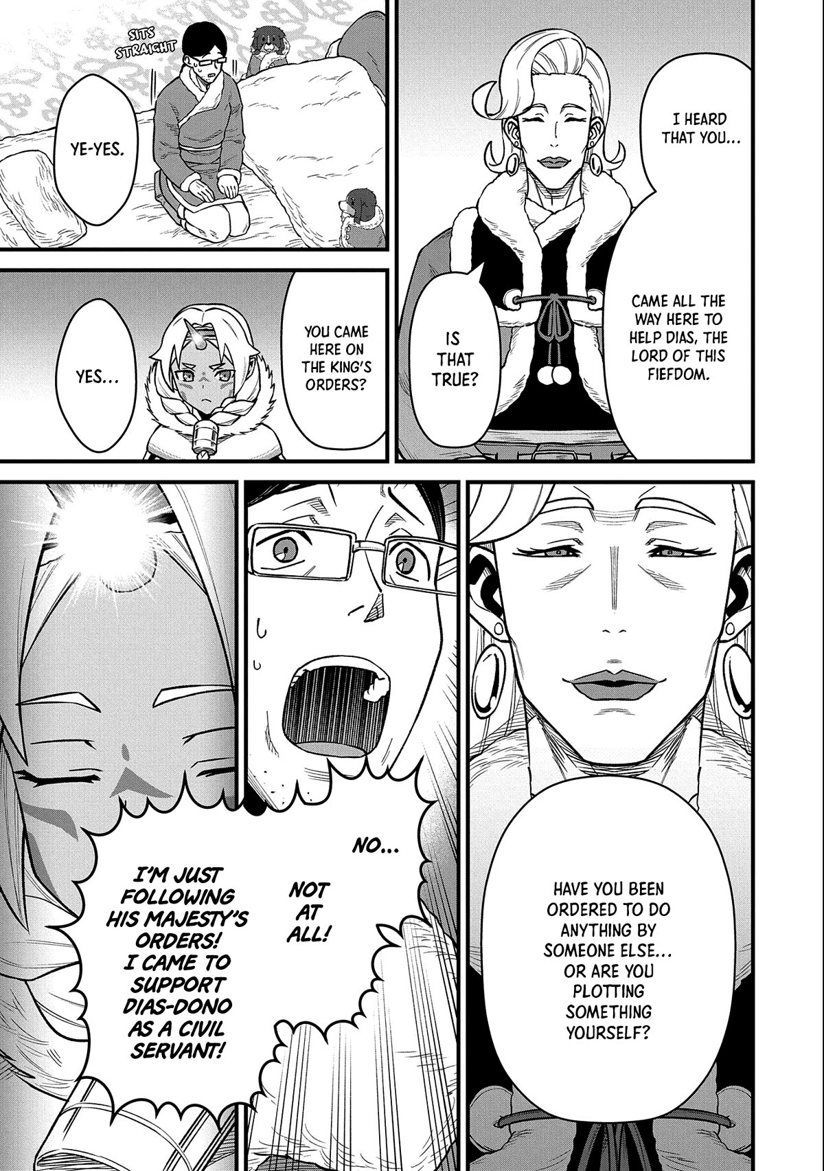 The Population Of The Frontier Owner Starts With 0. "Dias The Blue" And A Blue Horned Girl. Chapter 47 page 9 - Chapter 47