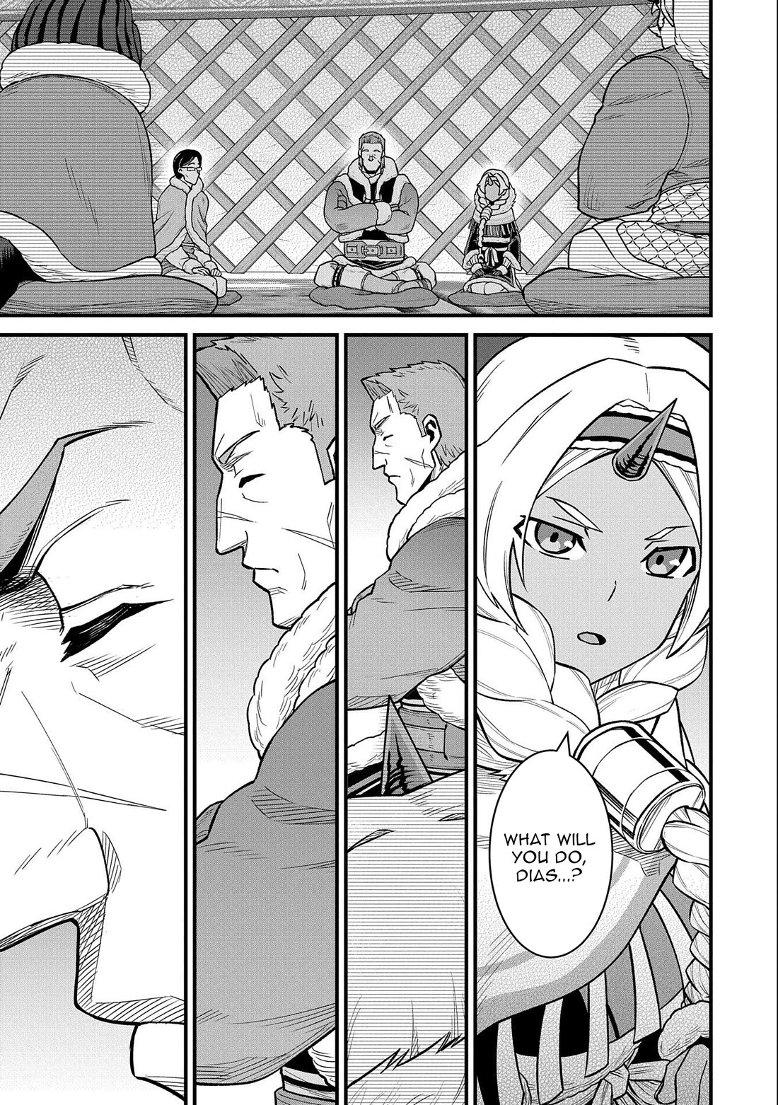 The Population Of The Frontier Owner Starts With 0. "Dias The Blue" And A Blue Horned Girl. Chapter 48 page 25 - Chapter 48