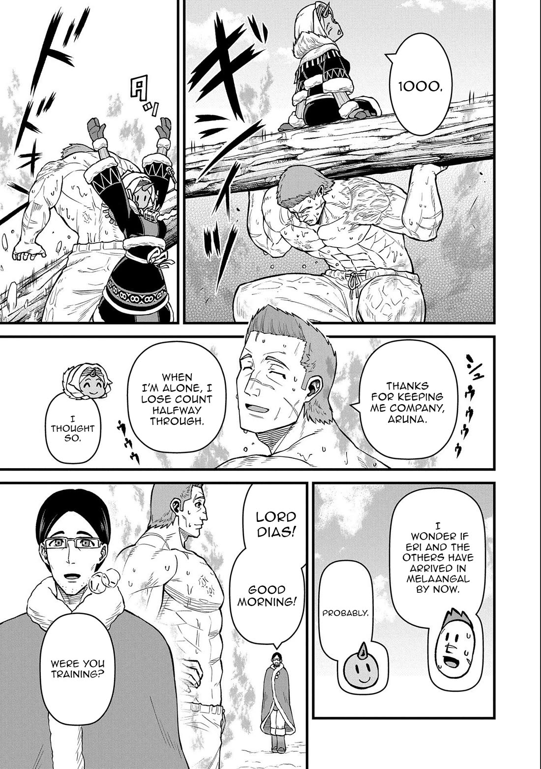 The Population Of The Frontier Owner Starts With 0. "Dias The Blue" And A Blue Horned Girl. Chapter 48 page 5 - Chapter 48