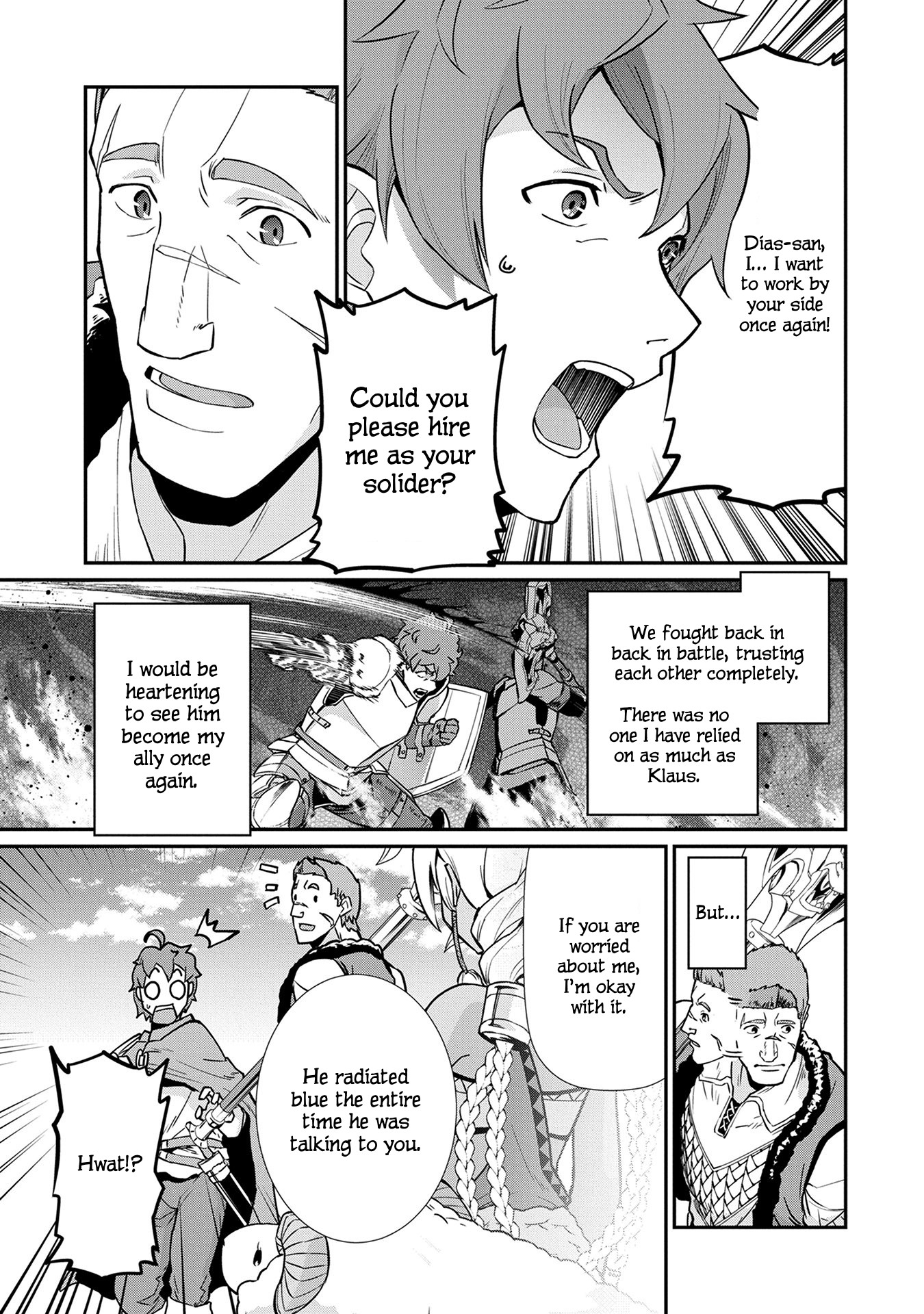 The Population Of The Frontier Owner Starts With 0. "Dias The Blue" And A Blue Horned Girl. Chapter 5 page 30 - Chapter 5