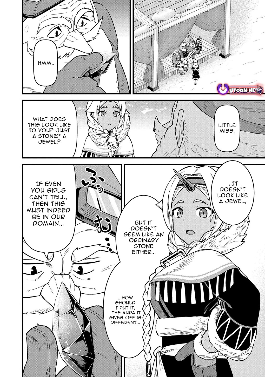 The Population Of The Frontier Owner Starts With 0. "Dias The Blue" And A Blue Horned Girl. Chapter 51 page 28 - Chapter 51