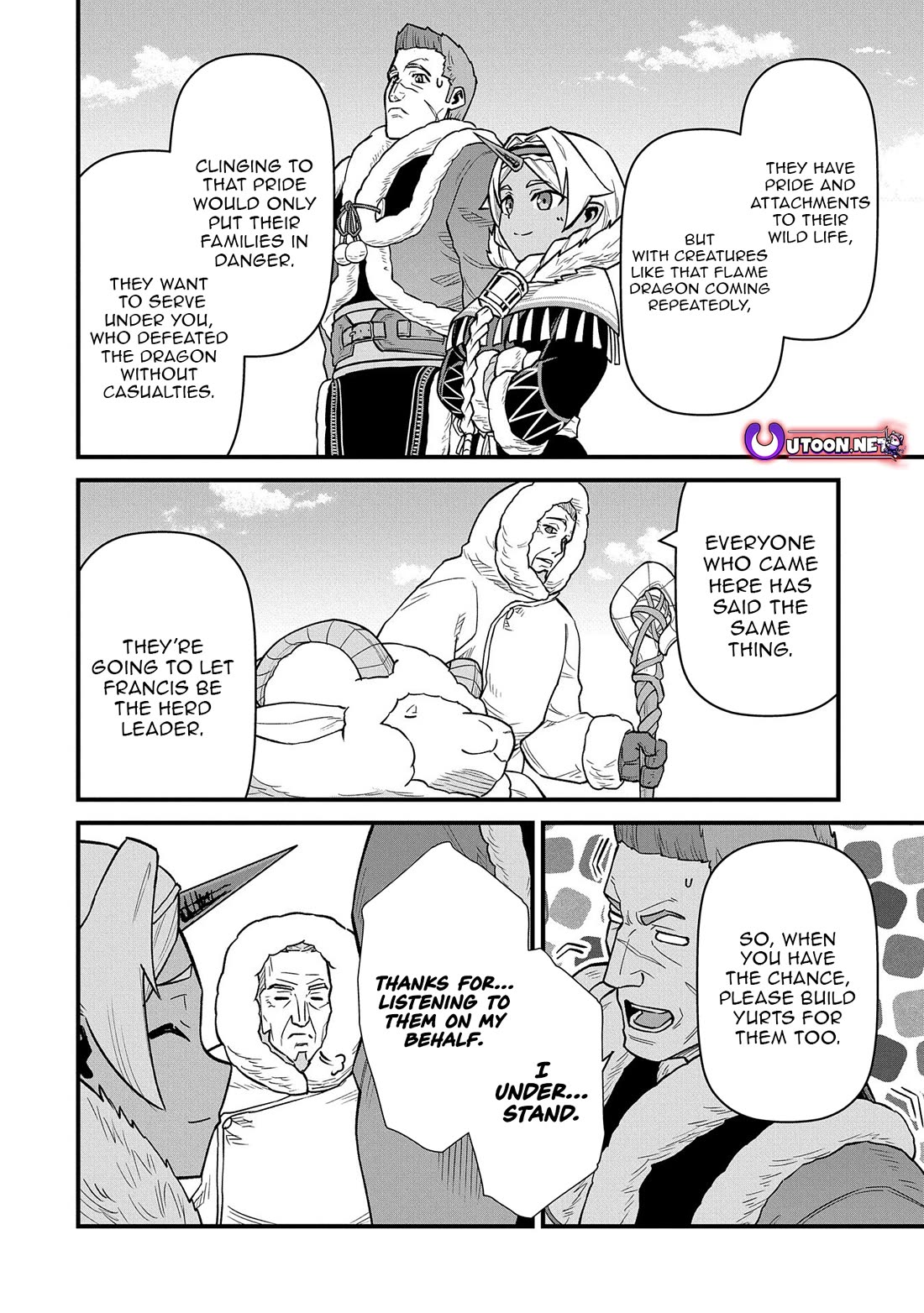 The Population Of The Frontier Owner Starts With 0. "Dias The Blue" And A Blue Horned Girl. Chapter 51 page 32 - Chapter 51