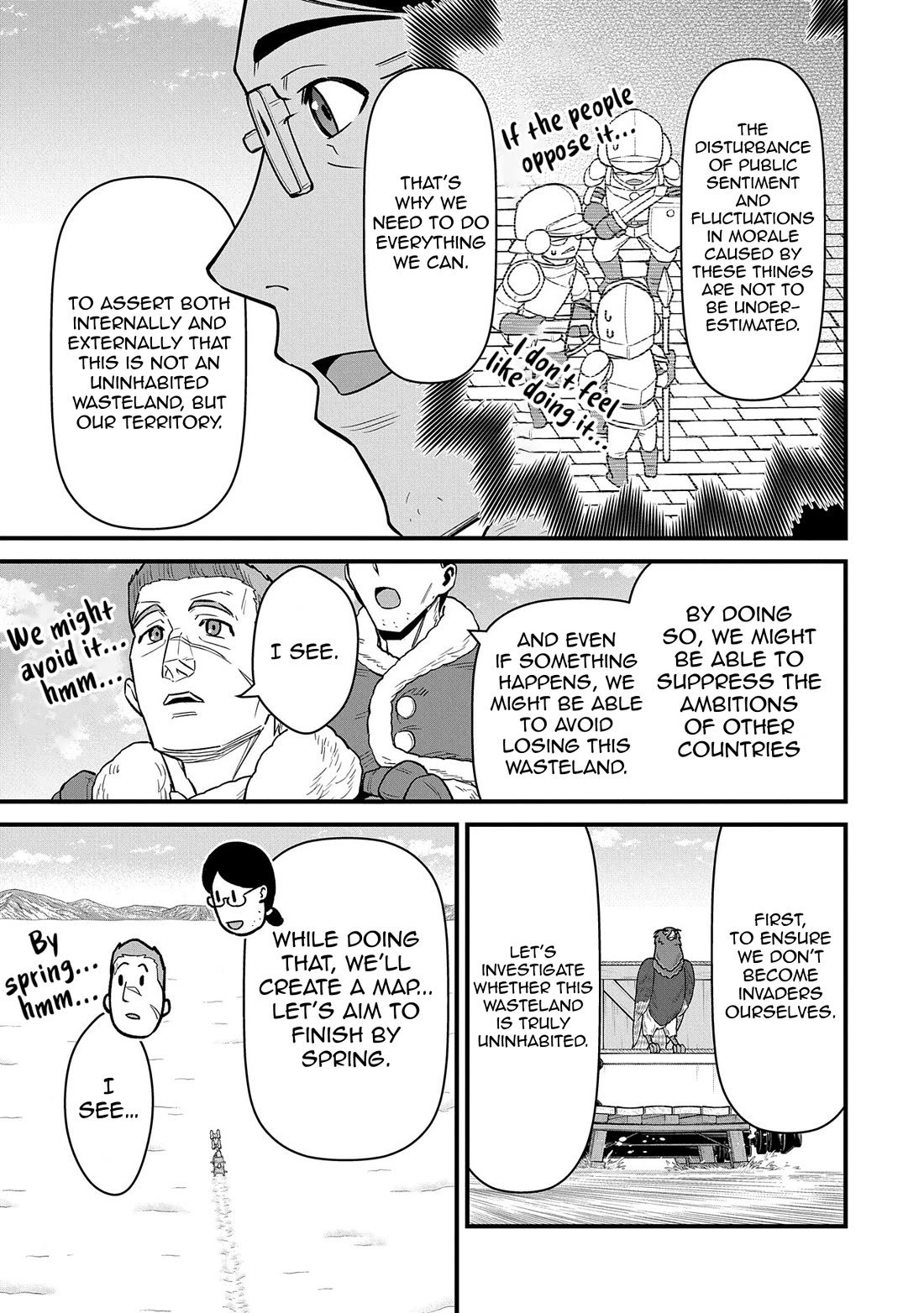 The Population Of The Frontier Owner Starts With 0. "Dias The Blue" And A Blue Horned Girl. Chapter 52 page 13 - Chapter 52
