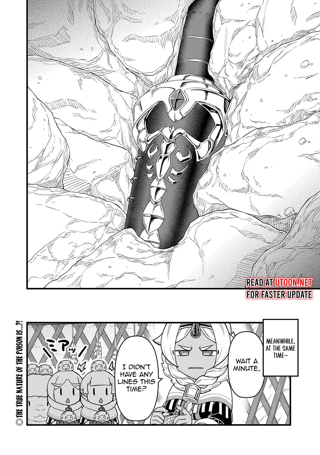 The Population Of The Frontier Owner Starts With 0. "Dias The Blue" And A Blue Horned Girl. Chapter 52 page 32 - Chapter 52
