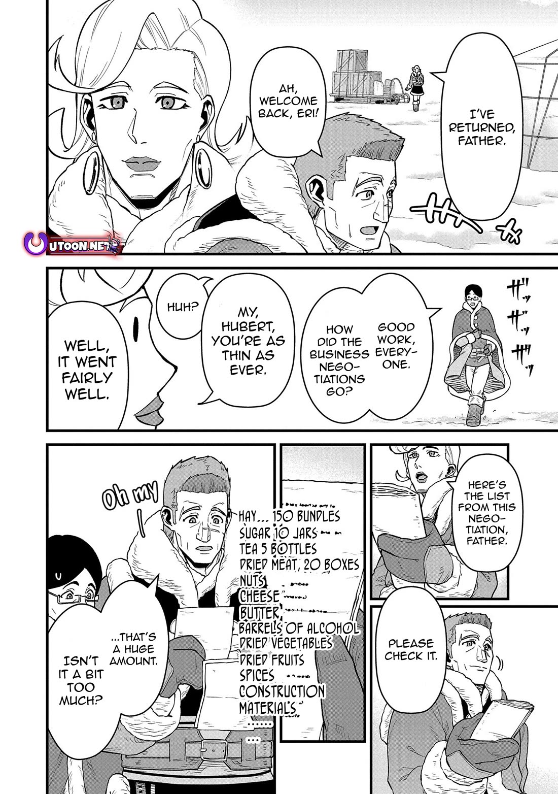 The Population Of The Frontier Owner Starts With 0. "Dias The Blue" And A Blue Horned Girl. Chapter 52 page 4 - Chapter 52