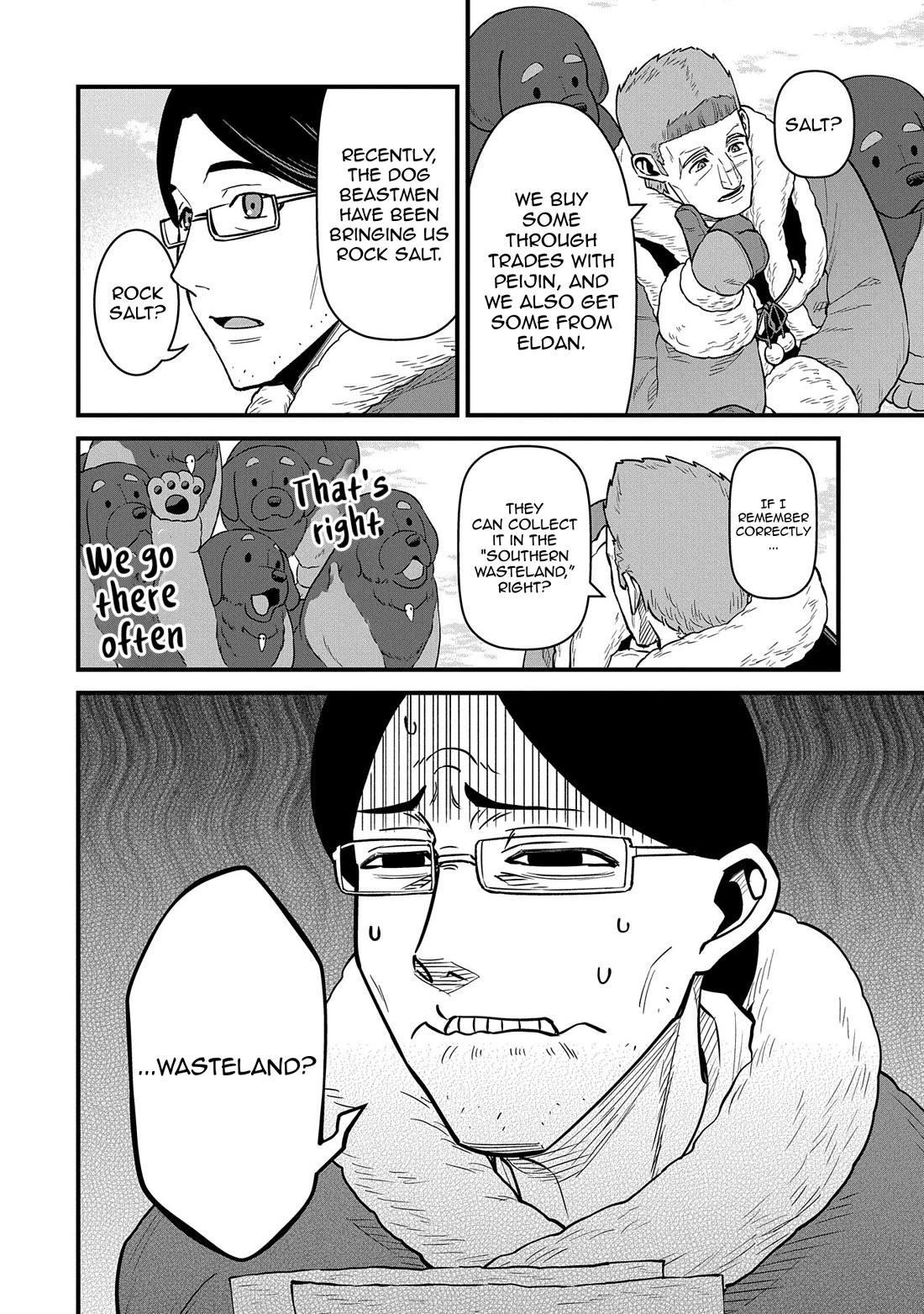 The Population Of The Frontier Owner Starts With 0. "Dias The Blue" And A Blue Horned Girl. Chapter 52 page 6 - Chapter 52