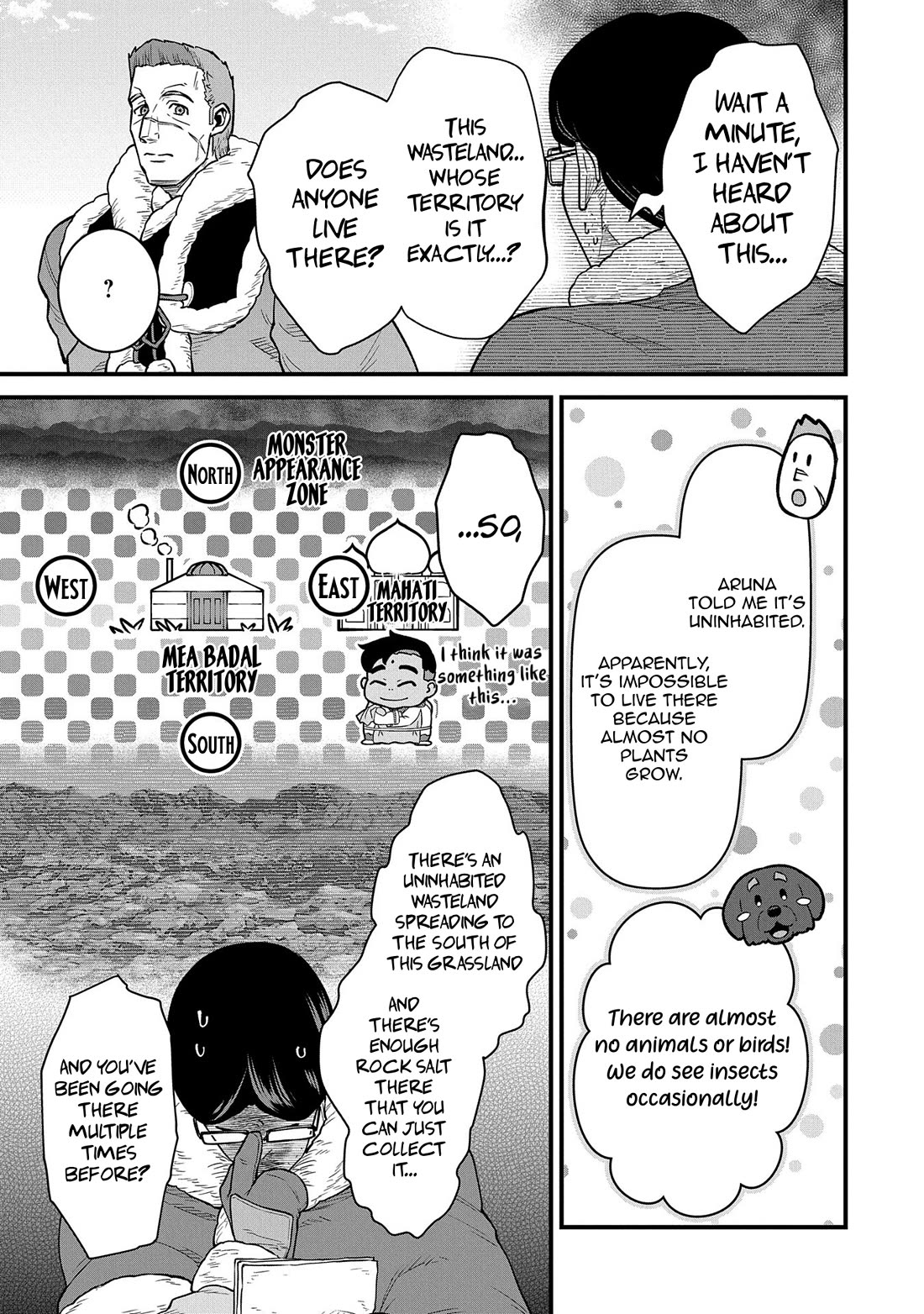 The Population Of The Frontier Owner Starts With 0. "Dias The Blue" And A Blue Horned Girl. Chapter 52 page 7 - Chapter 52