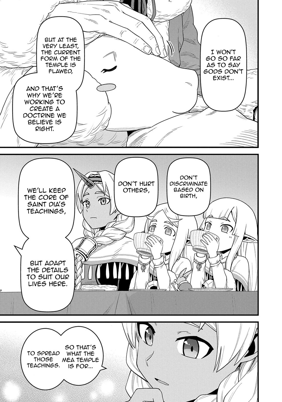 The Population Of The Frontier Owner Starts With 0. "Dias The Blue" And A Blue Horned Girl. Chapter 54 page 11 - Chapter 54