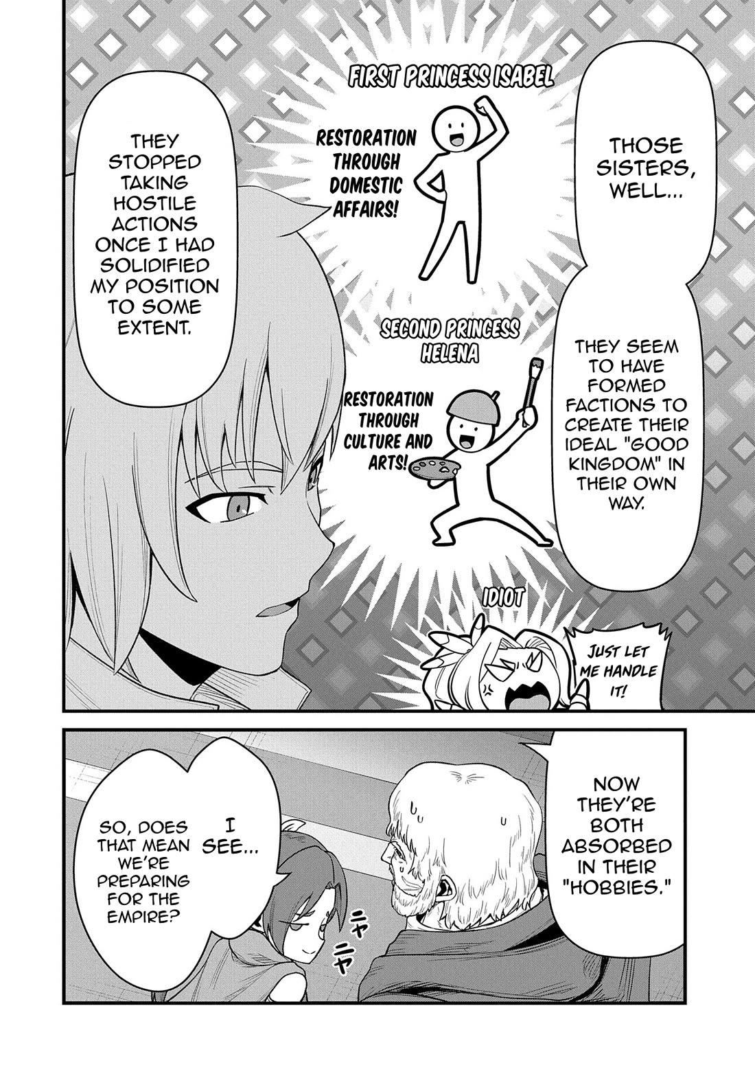 The Population Of The Frontier Owner Starts With 0. "Dias The Blue" And A Blue Horned Girl. Chapter 54 page 24 - Chapter 54