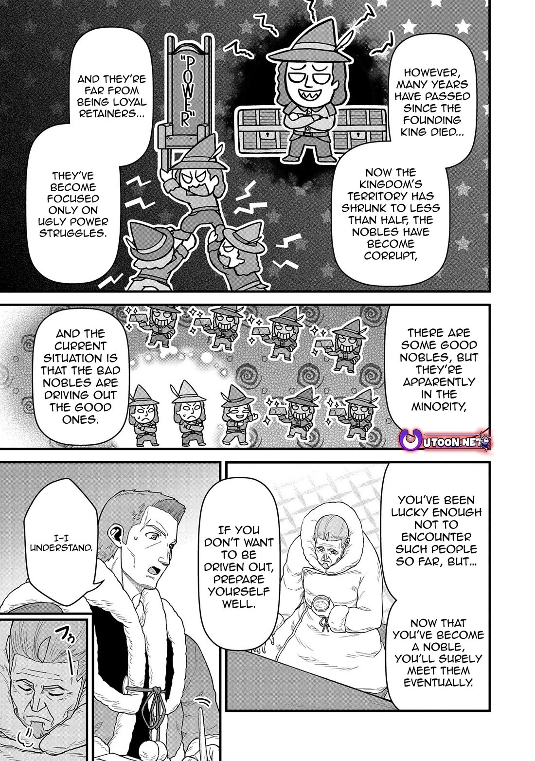 The Population Of The Frontier Owner Starts With 0. "Dias The Blue" And A Blue Horned Girl. Chapter 54 page 5 - Chapter 54