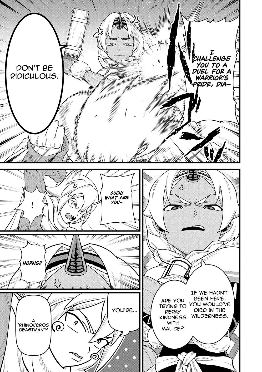 The Population Of The Frontier Owner Starts With 0. "Dias The Blue" And A Blue Horned Girl. Chapter 55 page 11 - Chapter 55