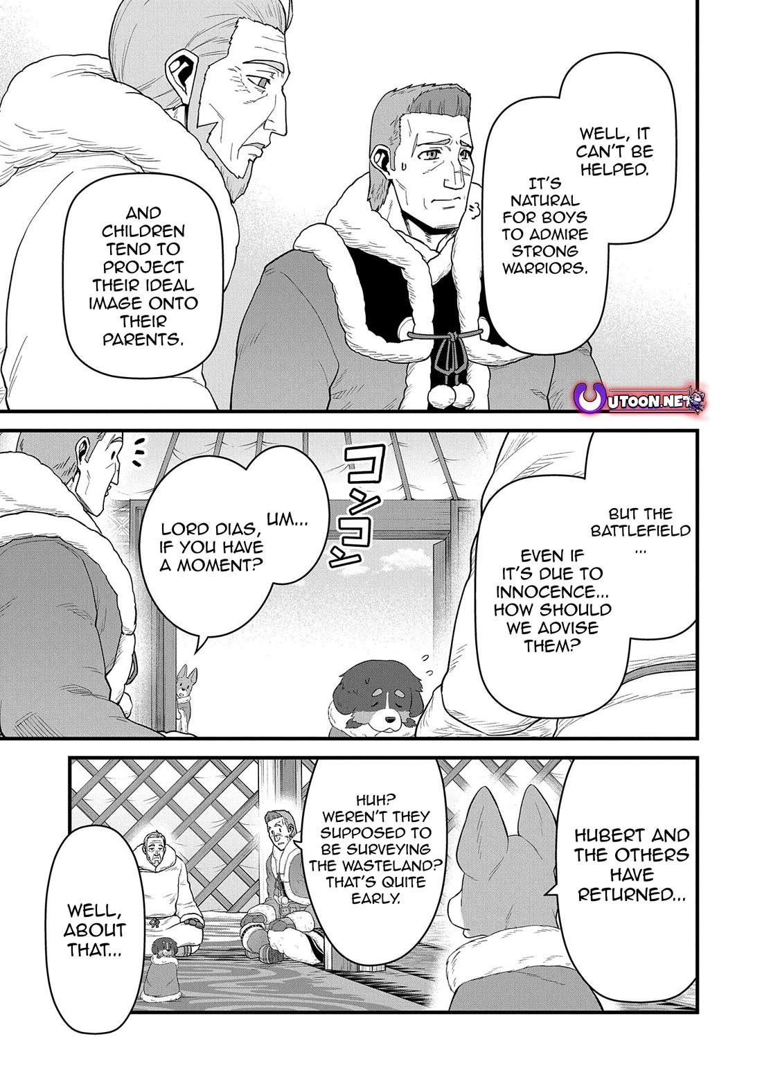 The Population Of The Frontier Owner Starts With 0. "Dias The Blue" And A Blue Horned Girl. Chapter 55 page 5 - Chapter 55