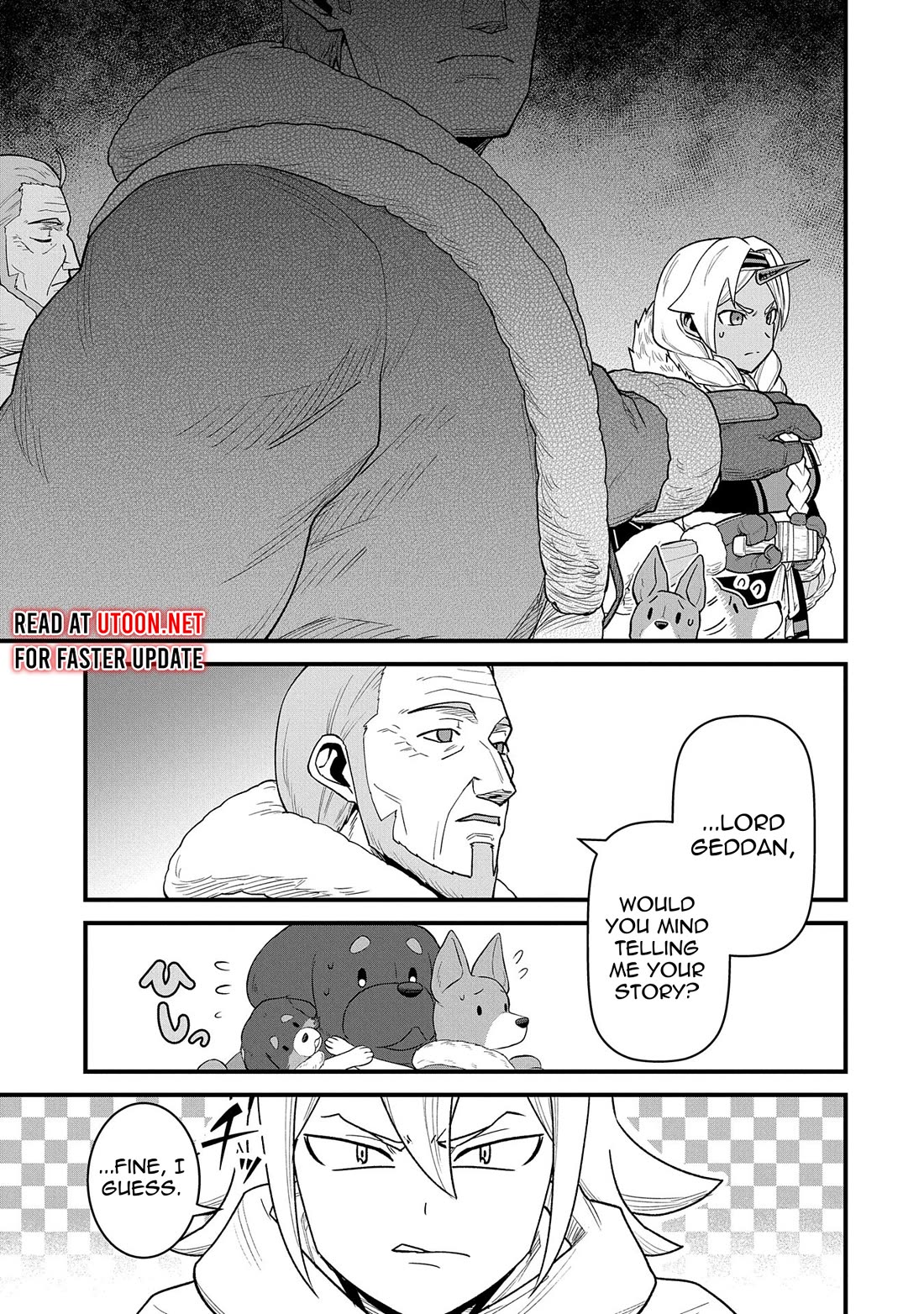 The Population Of The Frontier Owner Starts With 0. "Dias The Blue" And A Blue Horned Girl. Chapter 55 page 9 - Chapter 55