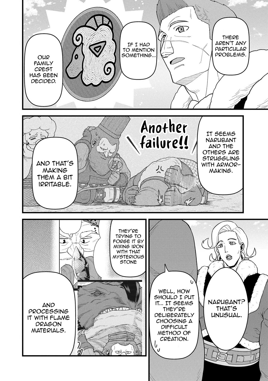 The Population Of The Frontier Owner Starts With 0. "Dias The Blue" And A Blue Horned Girl. Chapter 56 page 6 - Chapter 56