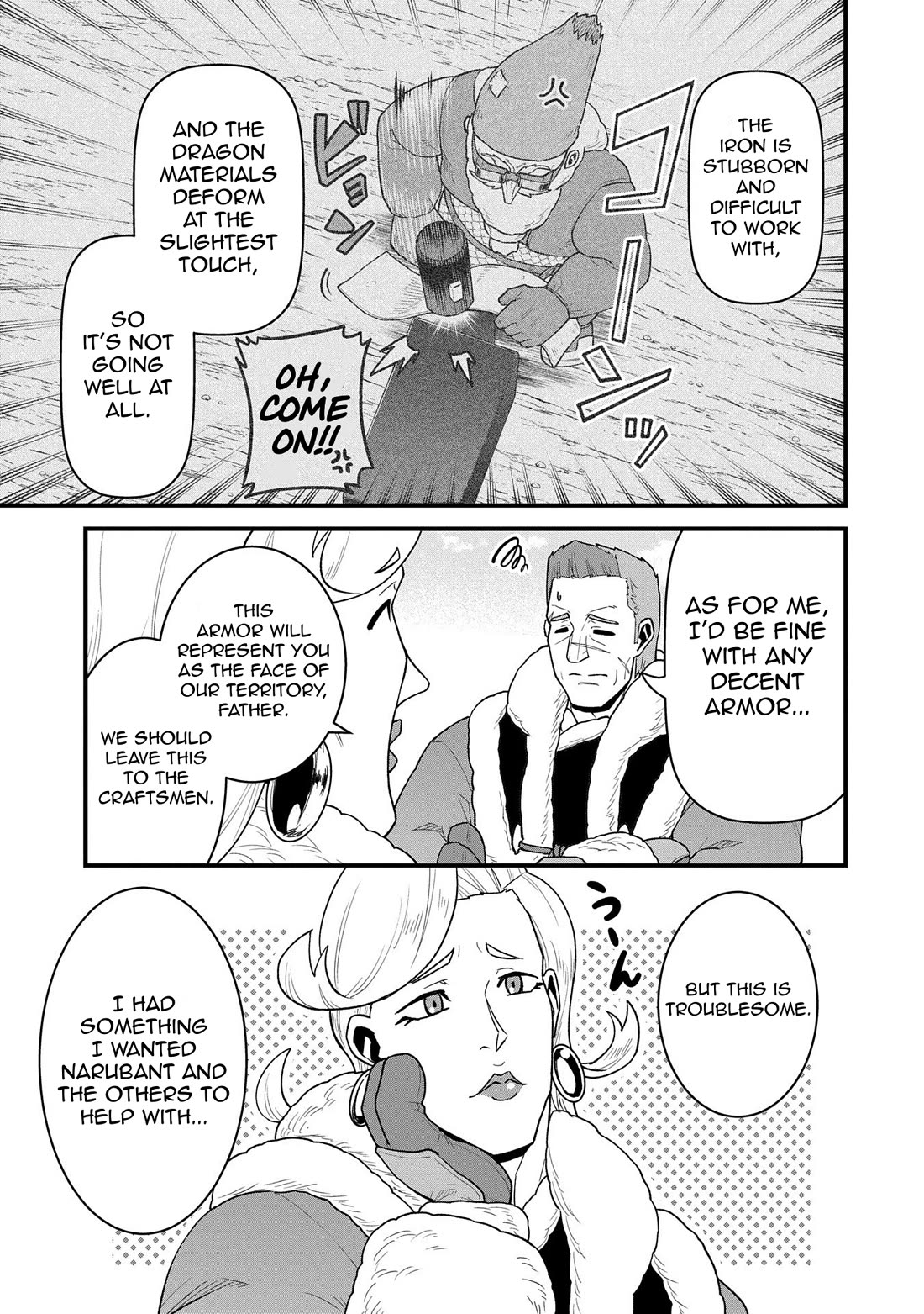 The Population Of The Frontier Owner Starts With 0. "Dias The Blue" And A Blue Horned Girl. Chapter 56 page 7 - Chapter 56