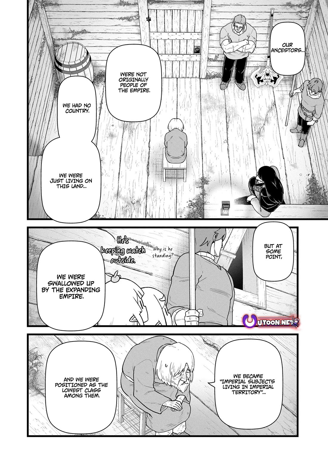 The Population Of The Frontier Owner Starts With 0. "Dias The Blue" And A Blue Horned Girl. Chapter 57 page 12 - Chapter 57