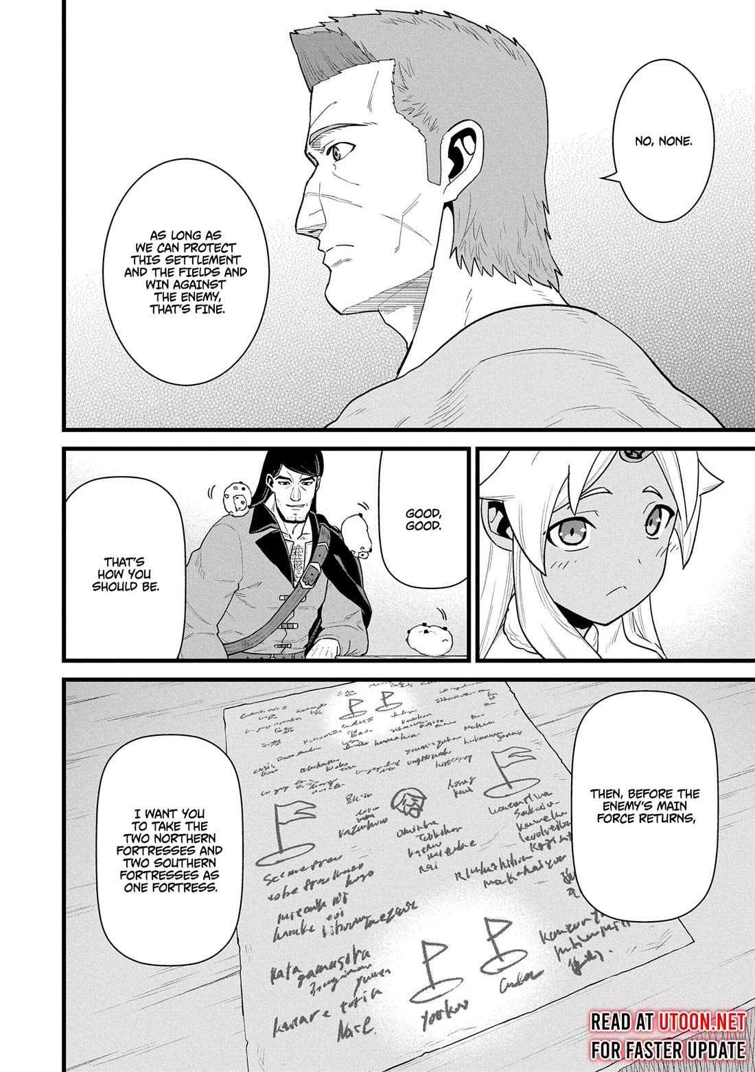 The Population Of The Frontier Owner Starts With 0. "Dias The Blue" And A Blue Horned Girl. Chapter 57 page 24 - Chapter 57