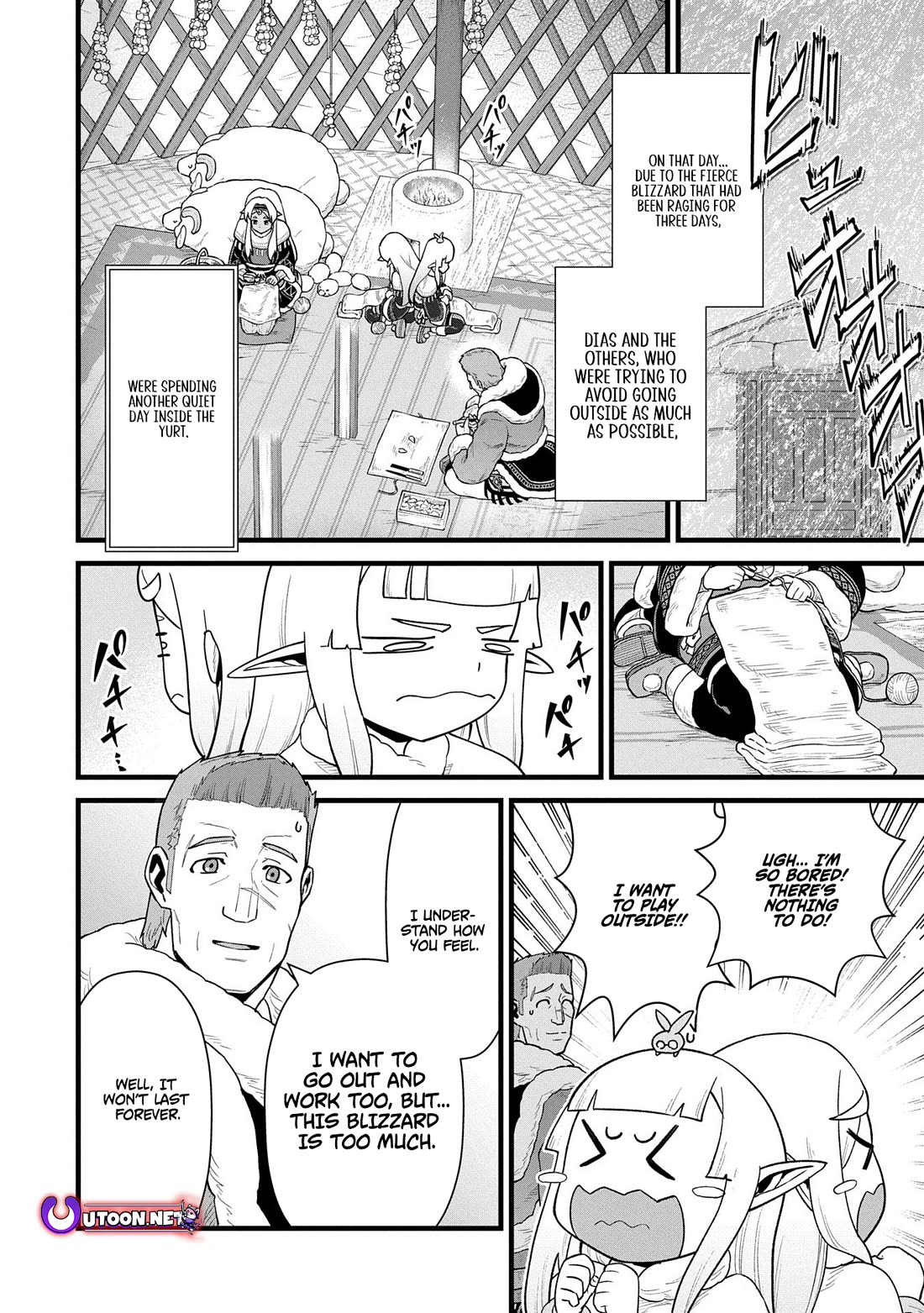 The Population Of The Frontier Owner Starts With 0. "Dias The Blue" And A Blue Horned Girl. Chapter 57 page 4 - Chapter 57