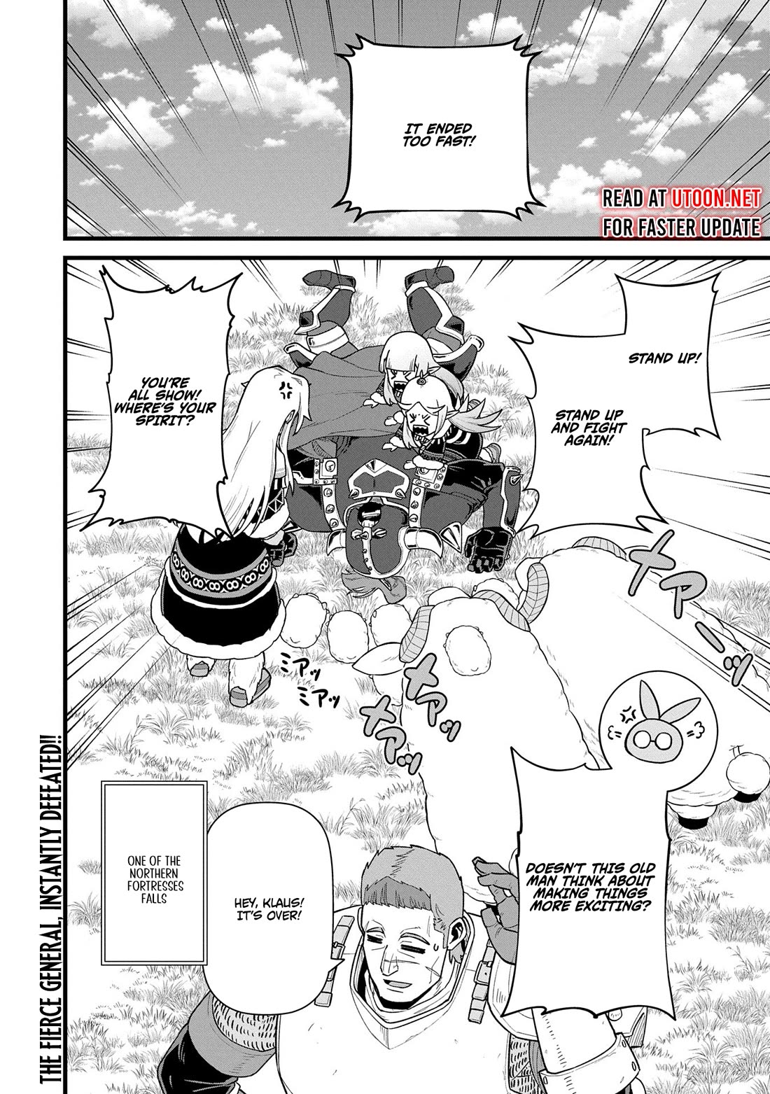 The Population Of The Frontier Owner Starts With 0. "Dias The Blue" And A Blue Horned Girl. Chapter 58 page 32 - Chapter 58