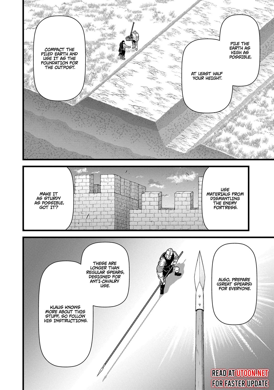 The Population Of The Frontier Owner Starts With 0. "Dias The Blue" And A Blue Horned Girl. Chapter 59 page 12 - Chapter 59
