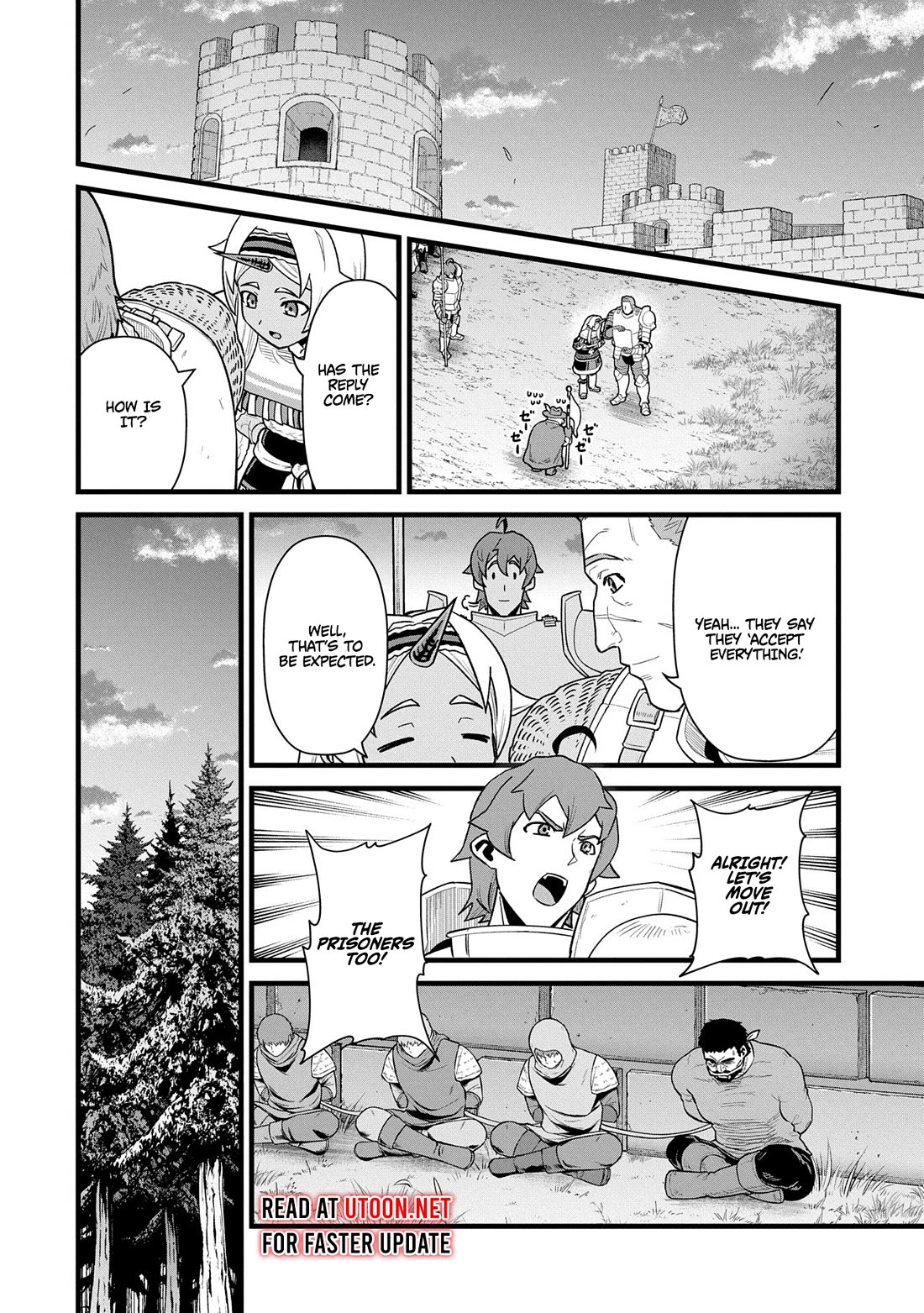 The Population Of The Frontier Owner Starts With 0. "Dias The Blue" And A Blue Horned Girl. Chapter 59 page 4 - Chapter 59