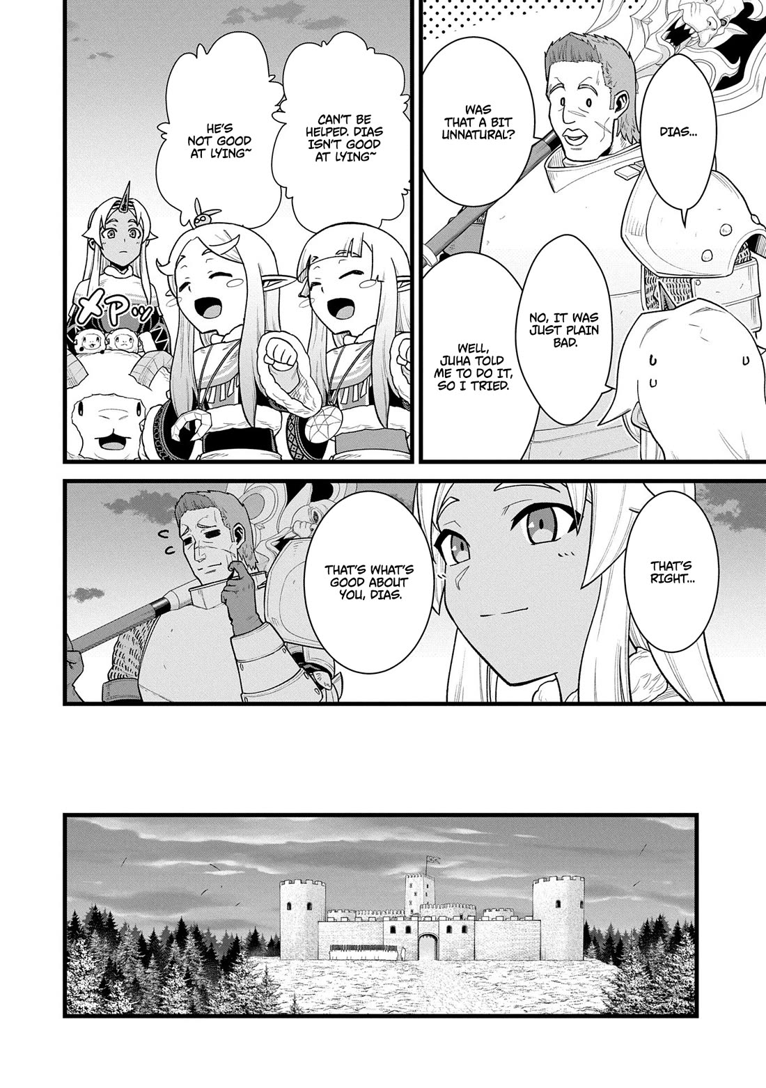 The Population Of The Frontier Owner Starts With 0. "Dias The Blue" And A Blue Horned Girl. Chapter 59 page 6 - Chapter 59