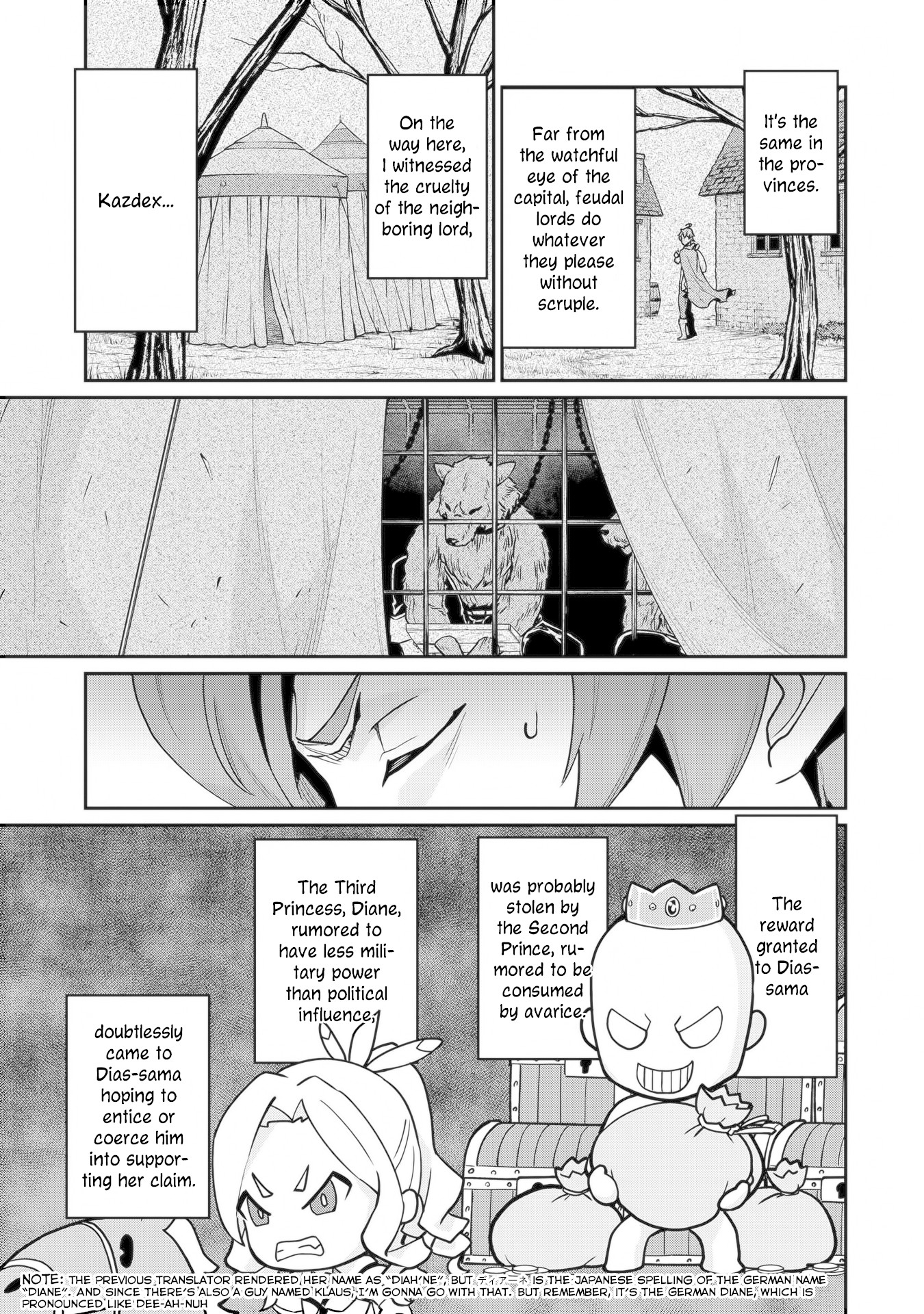 The Population Of The Frontier Owner Starts With 0. "Dias The Blue" And A Blue Horned Girl. Chapter 6 page 16 - Chapter 6