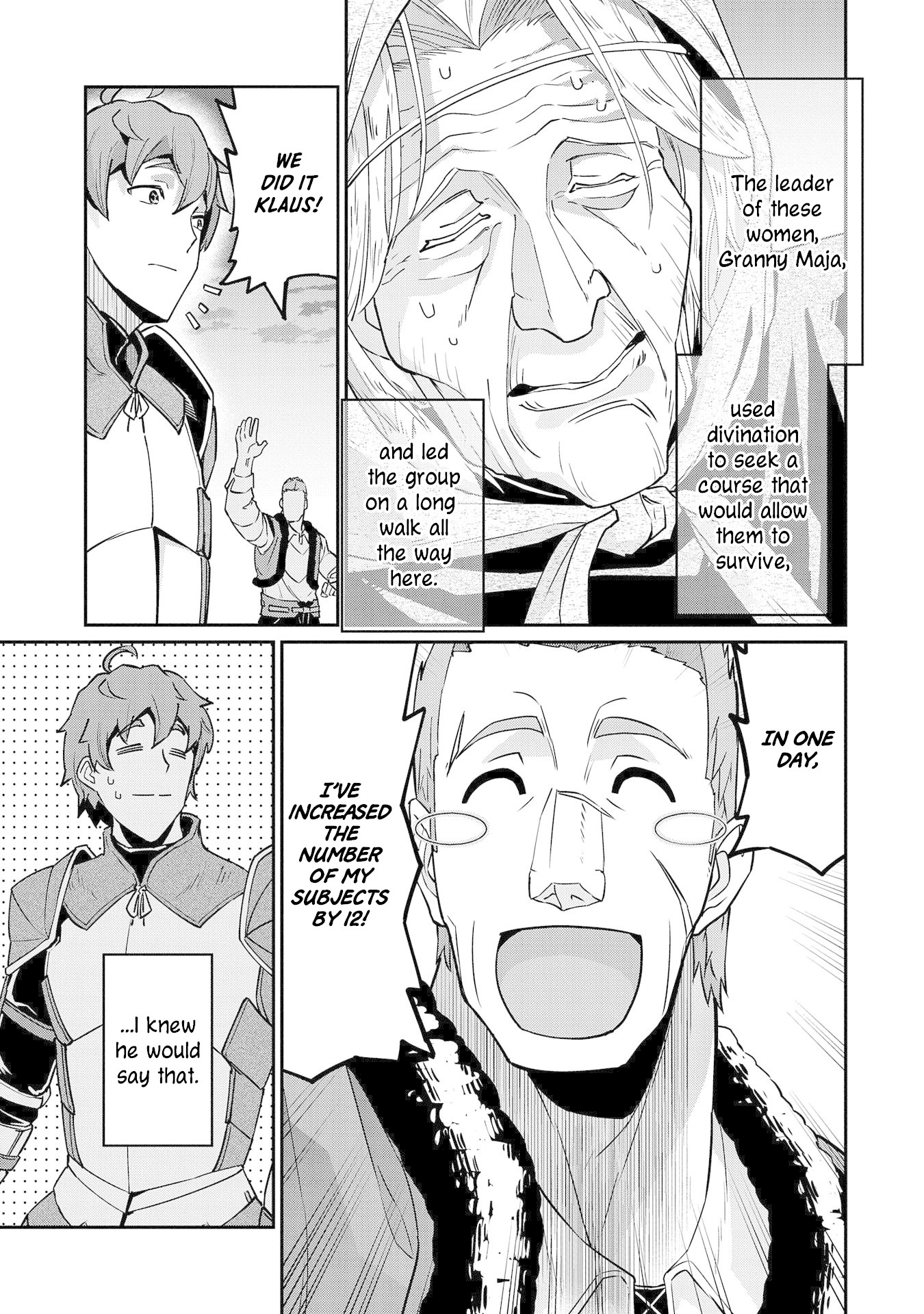 The Population Of The Frontier Owner Starts With 0. "Dias The Blue" And A Blue Horned Girl. Chapter 6 page 22 - Chapter 6