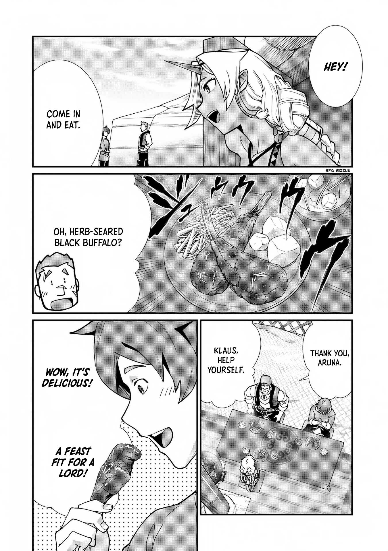 The Population Of The Frontier Owner Starts With 0. "Dias The Blue" And A Blue Horned Girl. Chapter 6 page 7 - Chapter 6