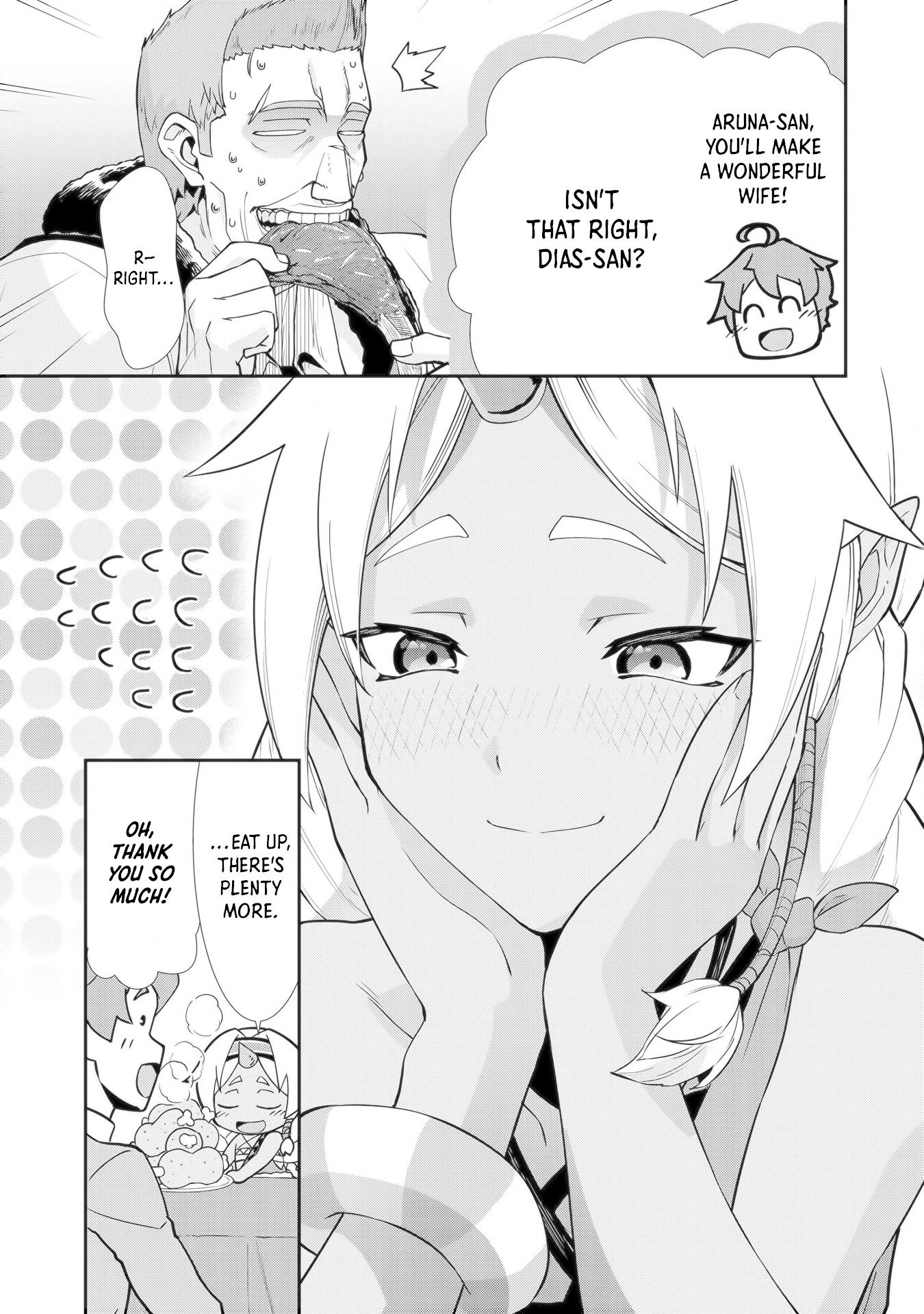 The Population Of The Frontier Owner Starts With 0. "Dias The Blue" And A Blue Horned Girl. Chapter 6 page 8 - Chapter 6