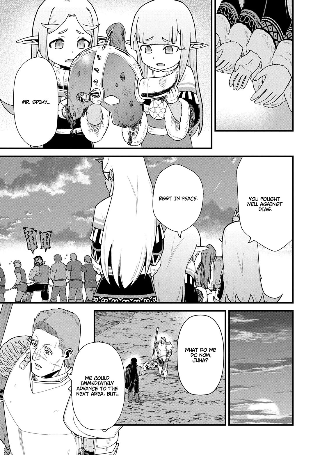 The Population Of The Frontier Owner Starts With 0. "Dias The Blue" And A Blue Horned Girl. Chapter 60 page 19 - Chapter 60