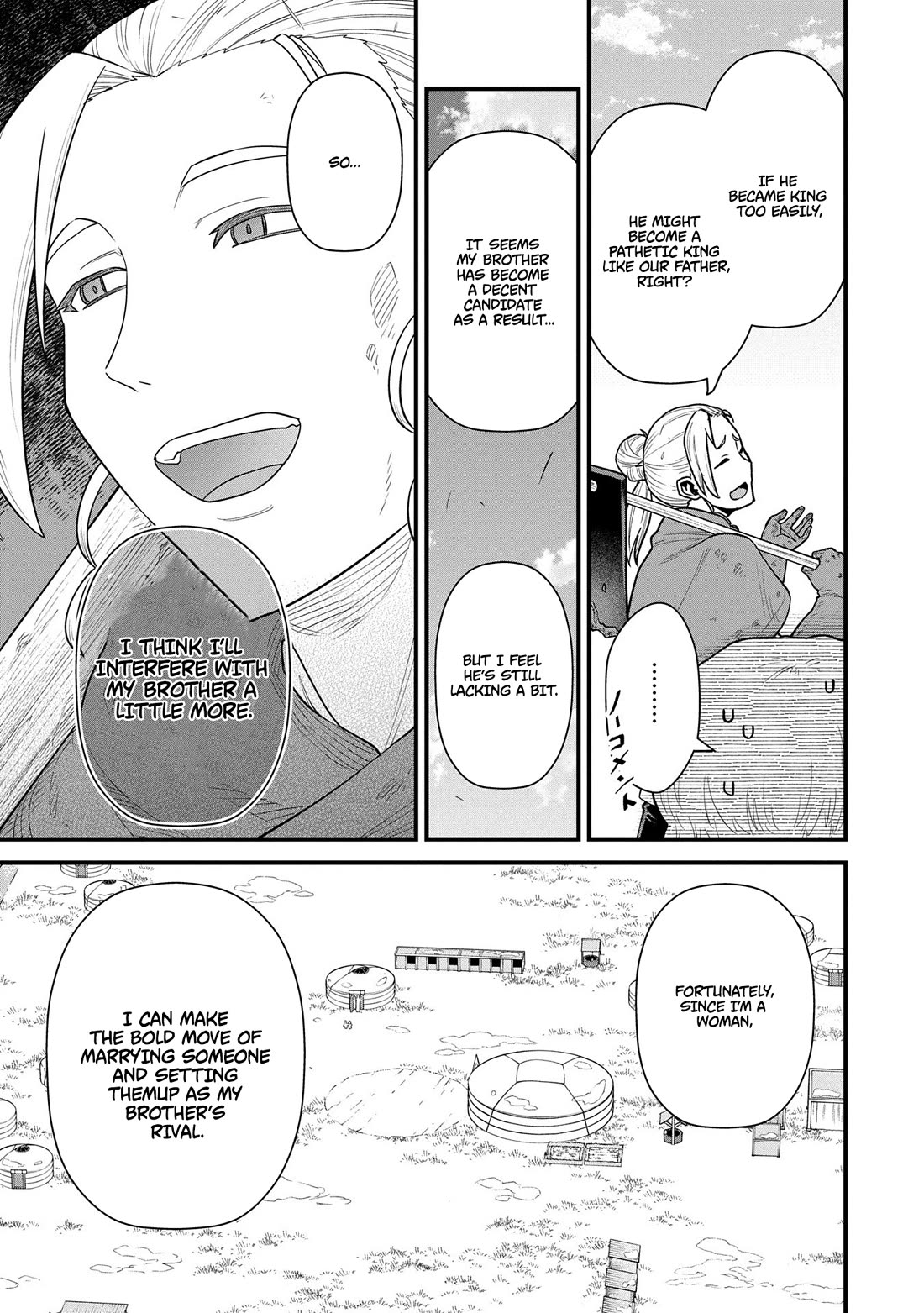 The Population Of The Frontier Owner Starts With 0. "Dias The Blue" And A Blue Horned Girl. Chapter 60 page 33 - Chapter 60