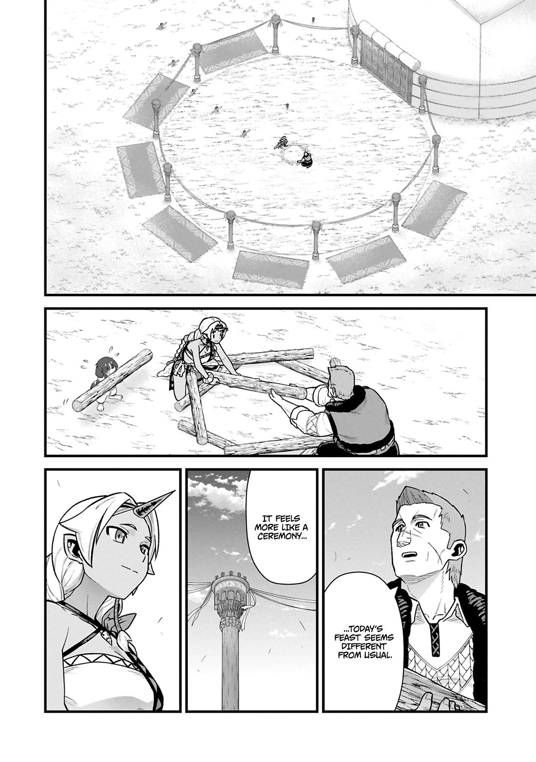 The Population Of The Frontier Owner Starts With 0. "Dias The Blue" And A Blue Horned Girl. Chapter 61 page 13 - Chapter 61