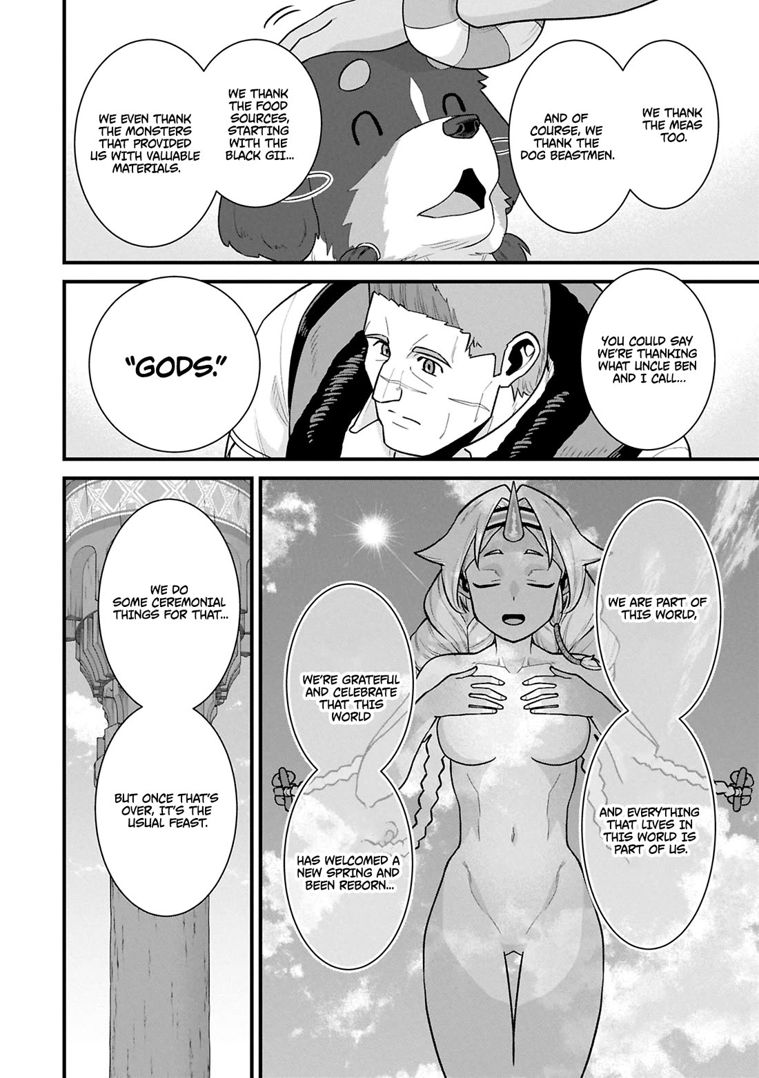 The Population Of The Frontier Owner Starts With 0. "Dias The Blue" And A Blue Horned Girl. Chapter 61 page 15 - Chapter 61