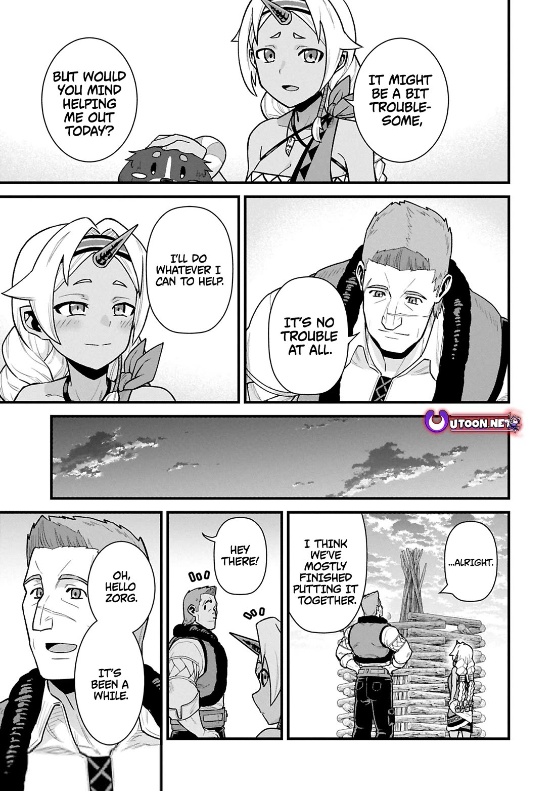 The Population Of The Frontier Owner Starts With 0. "Dias The Blue" And A Blue Horned Girl. Chapter 61 page 16 - Chapter 61