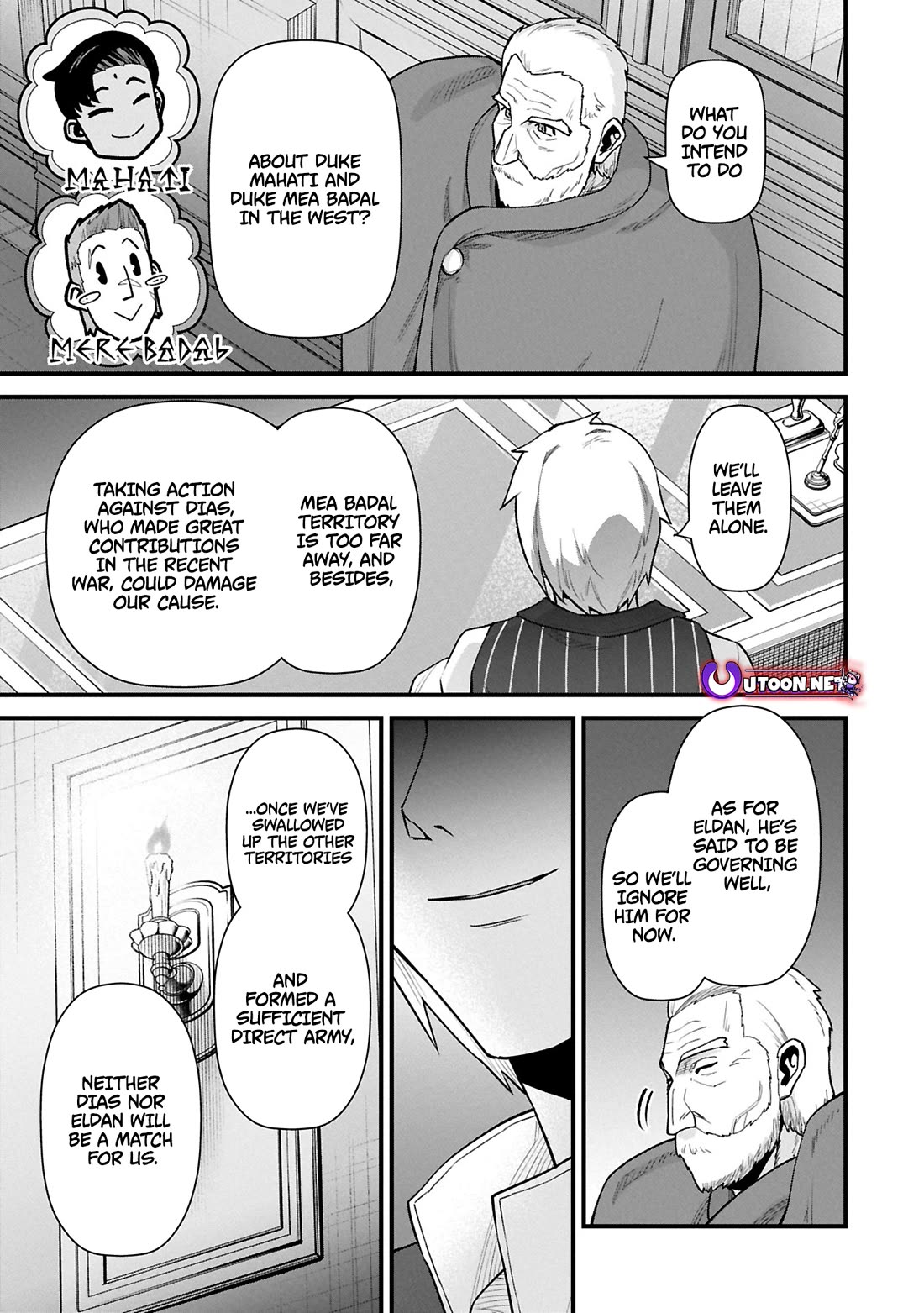 The Population Of The Frontier Owner Starts With 0. "Dias The Blue" And A Blue Horned Girl. Chapter 61 page 28 - Chapter 61