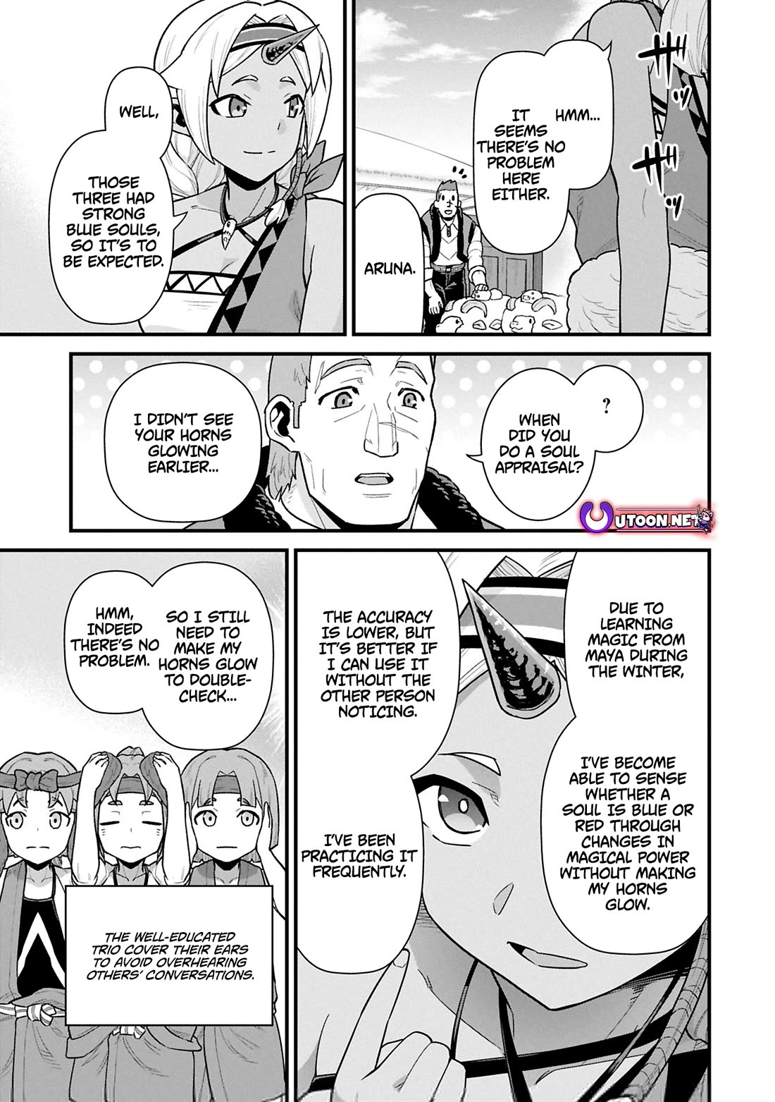 The Population Of The Frontier Owner Starts With 0. "Dias The Blue" And A Blue Horned Girl. Chapter 62 page 13 - Chapter 62