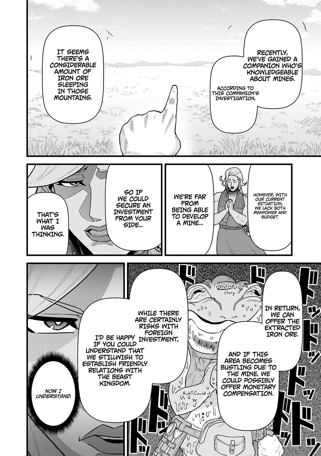 The Population Of The Frontier Owner Starts With 0. "Dias The Blue" And A Blue Horned Girl. Chapter 62 page 18 - Chapter 62