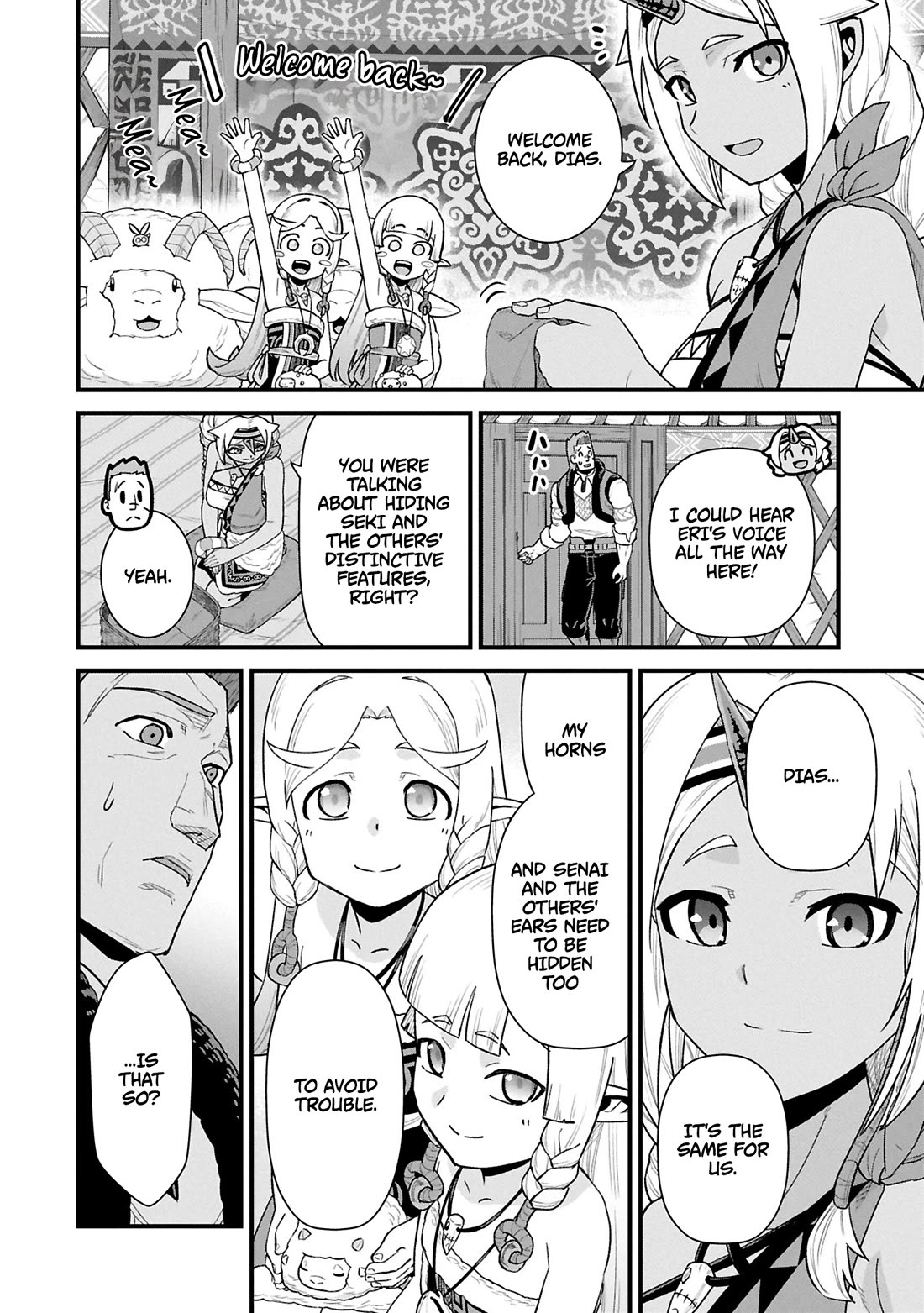 The Population Of The Frontier Owner Starts With 0. "Dias The Blue" And A Blue Horned Girl. Chapter 62 page 28 - Chapter 62