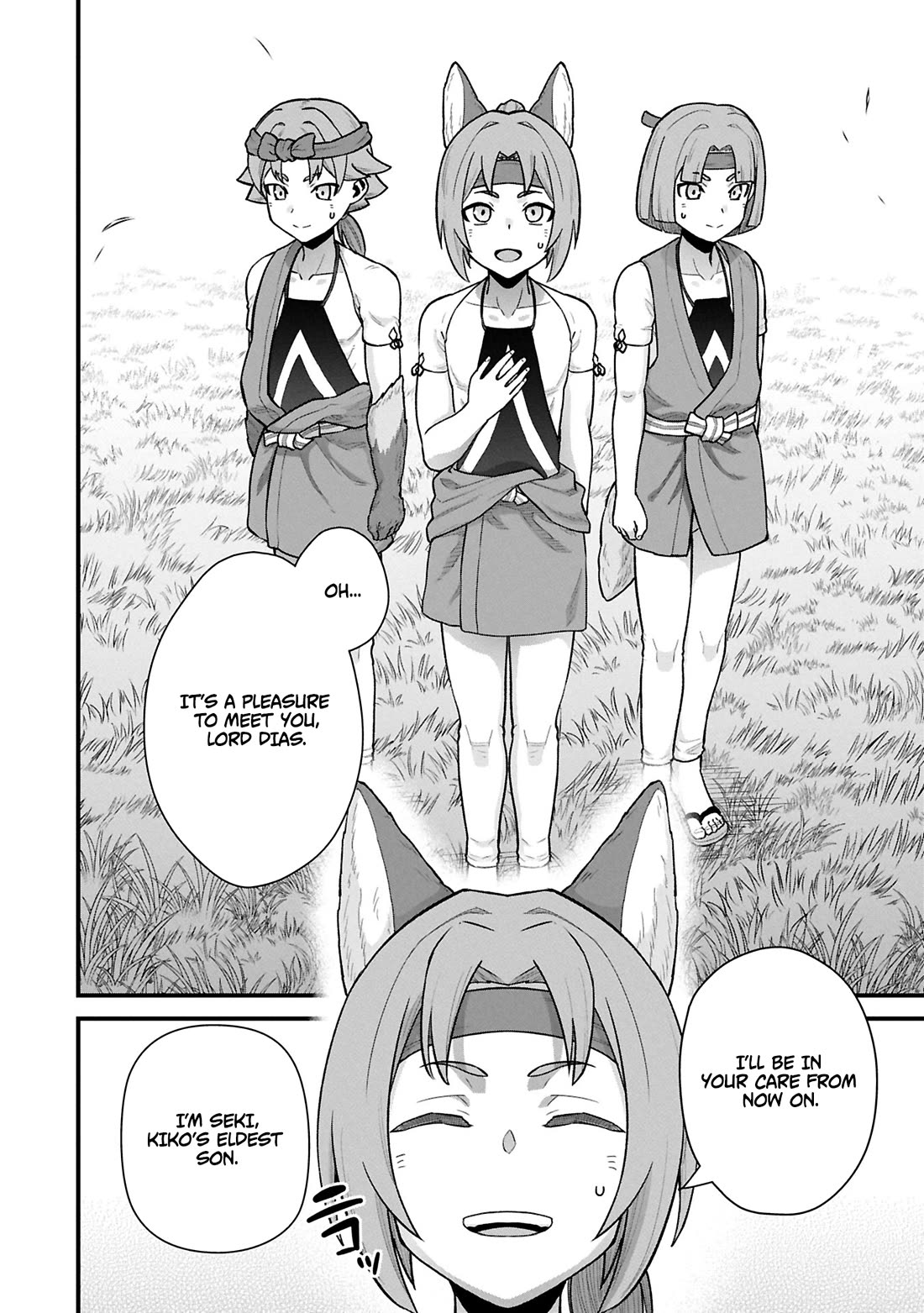 The Population Of The Frontier Owner Starts With 0. "Dias The Blue" And A Blue Horned Girl. Chapter 62 page 4 - Chapter 62