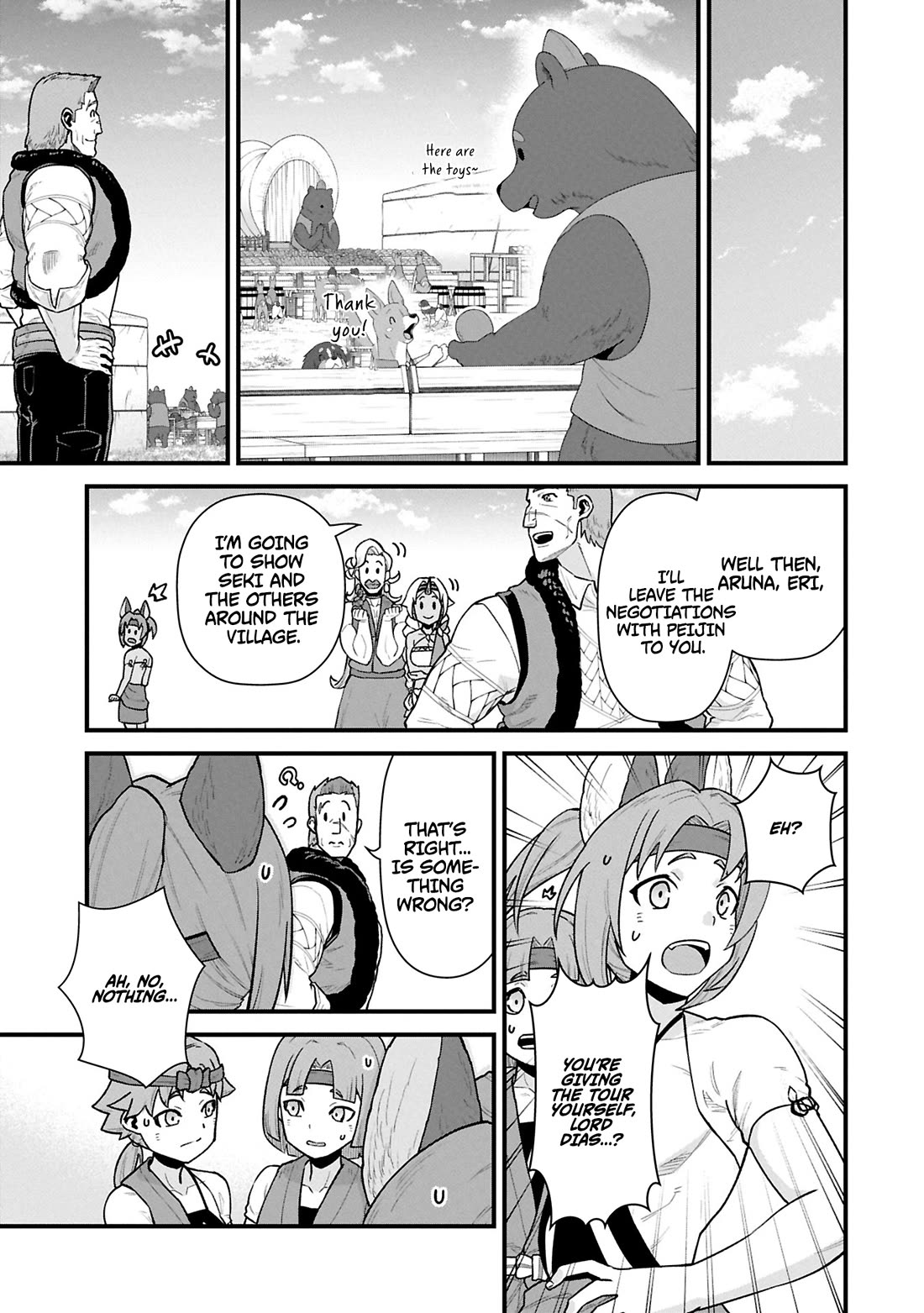 The Population Of The Frontier Owner Starts With 0. "Dias The Blue" And A Blue Horned Girl. Chapter 62 page 7 - Chapter 62