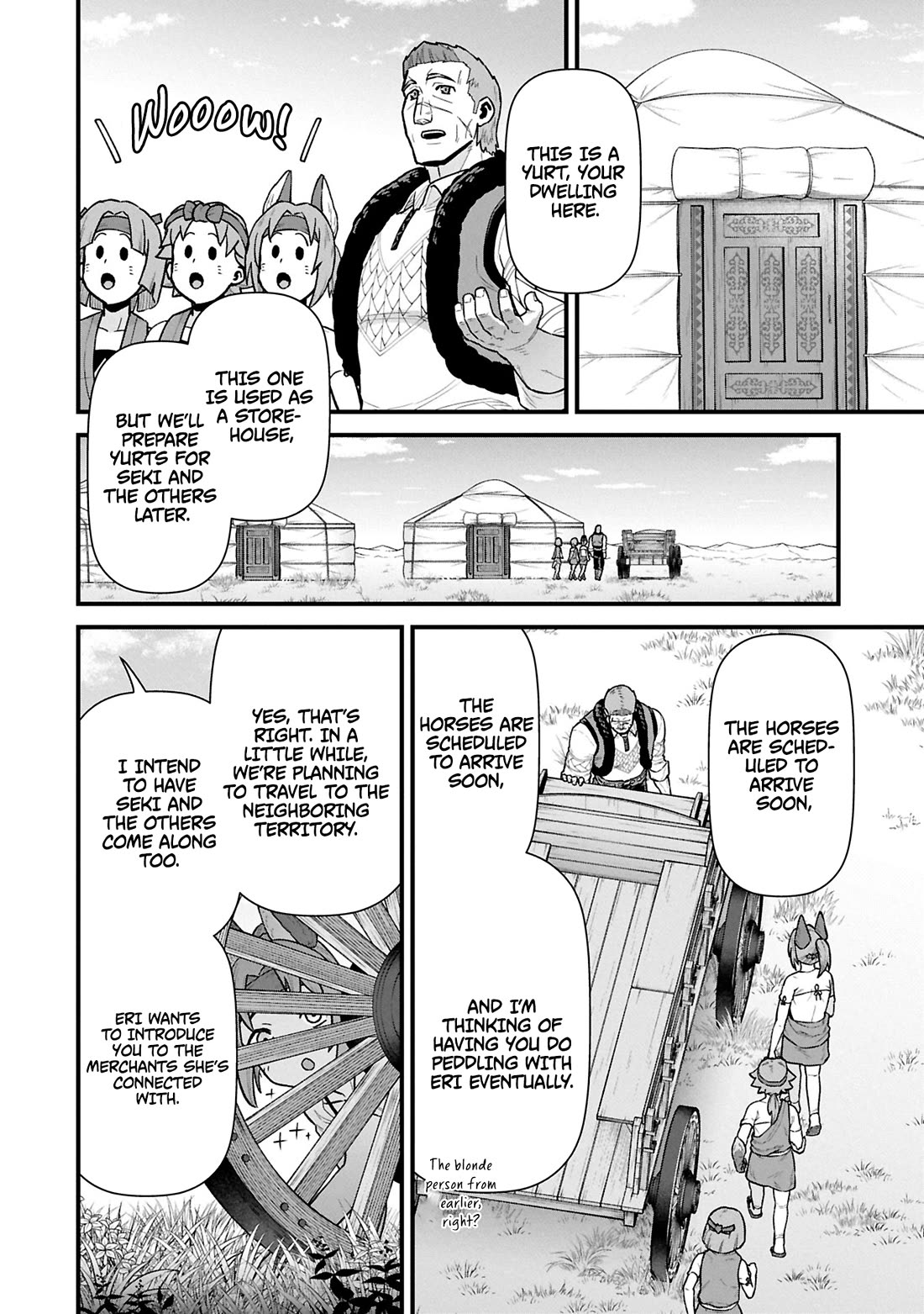 The Population Of The Frontier Owner Starts With 0. "Dias The Blue" And A Blue Horned Girl. Chapter 62 page 8 - Chapter 62