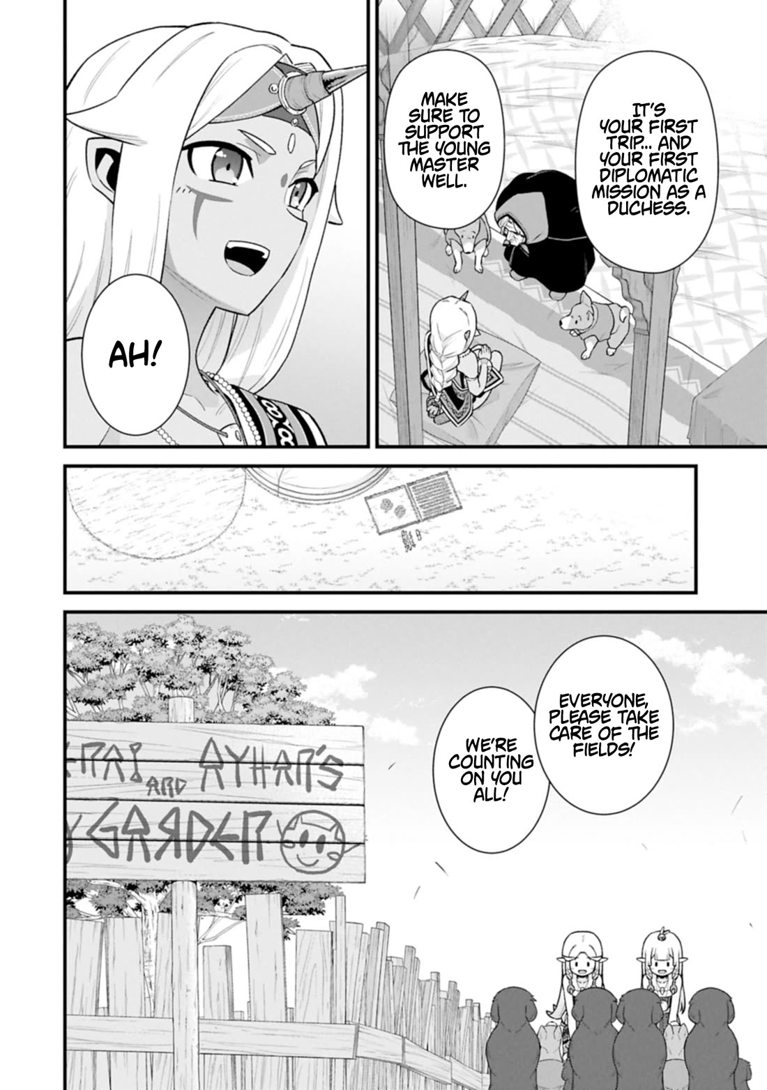 The Population Of The Frontier Owner Starts With 0. "Dias The Blue" And A Blue Horned Girl. Chapter 63 page 10 - Chapter 63