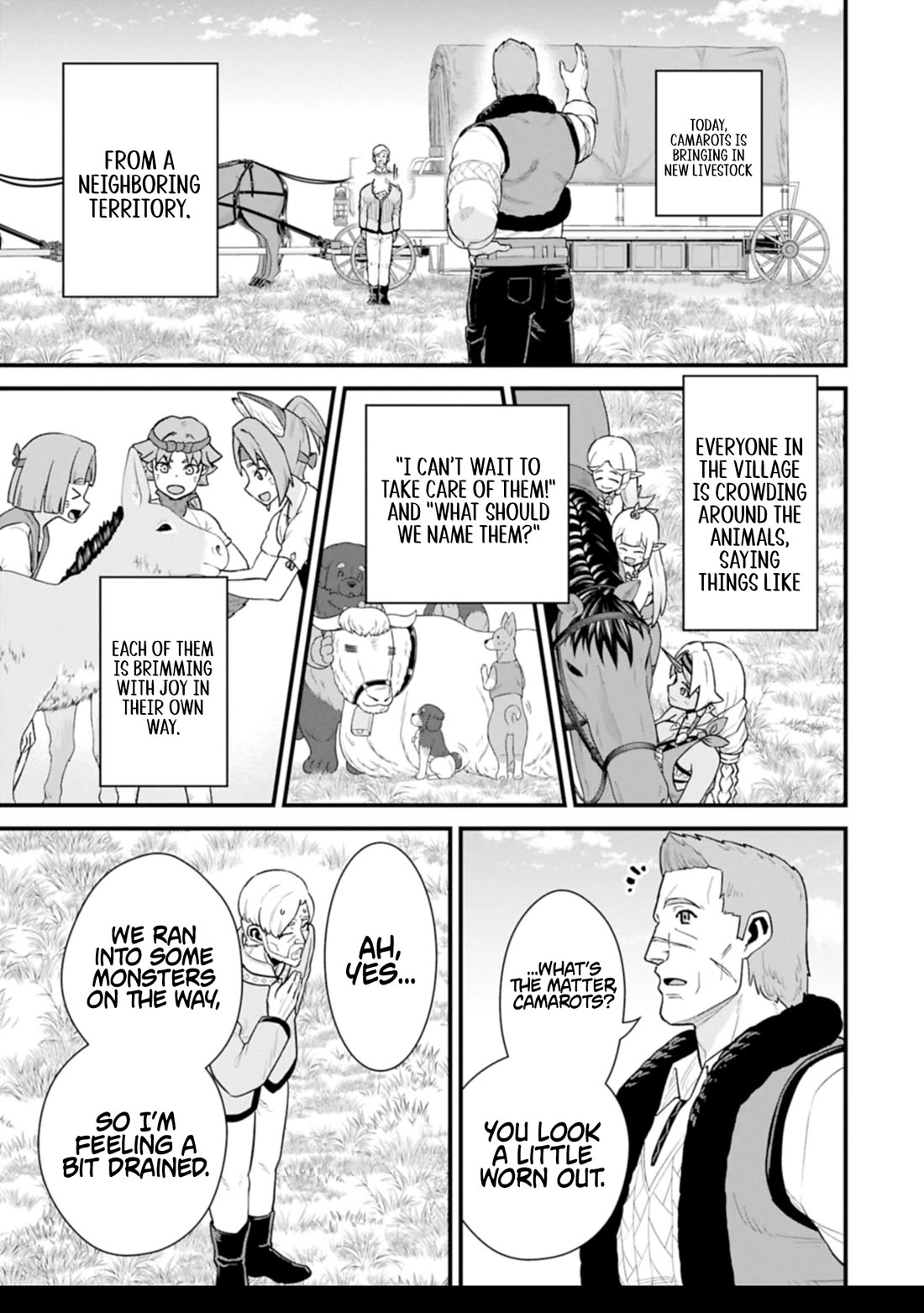 The Population Of The Frontier Owner Starts With 0. "Dias The Blue" And A Blue Horned Girl. Chapter 63 page 3 - Chapter 63