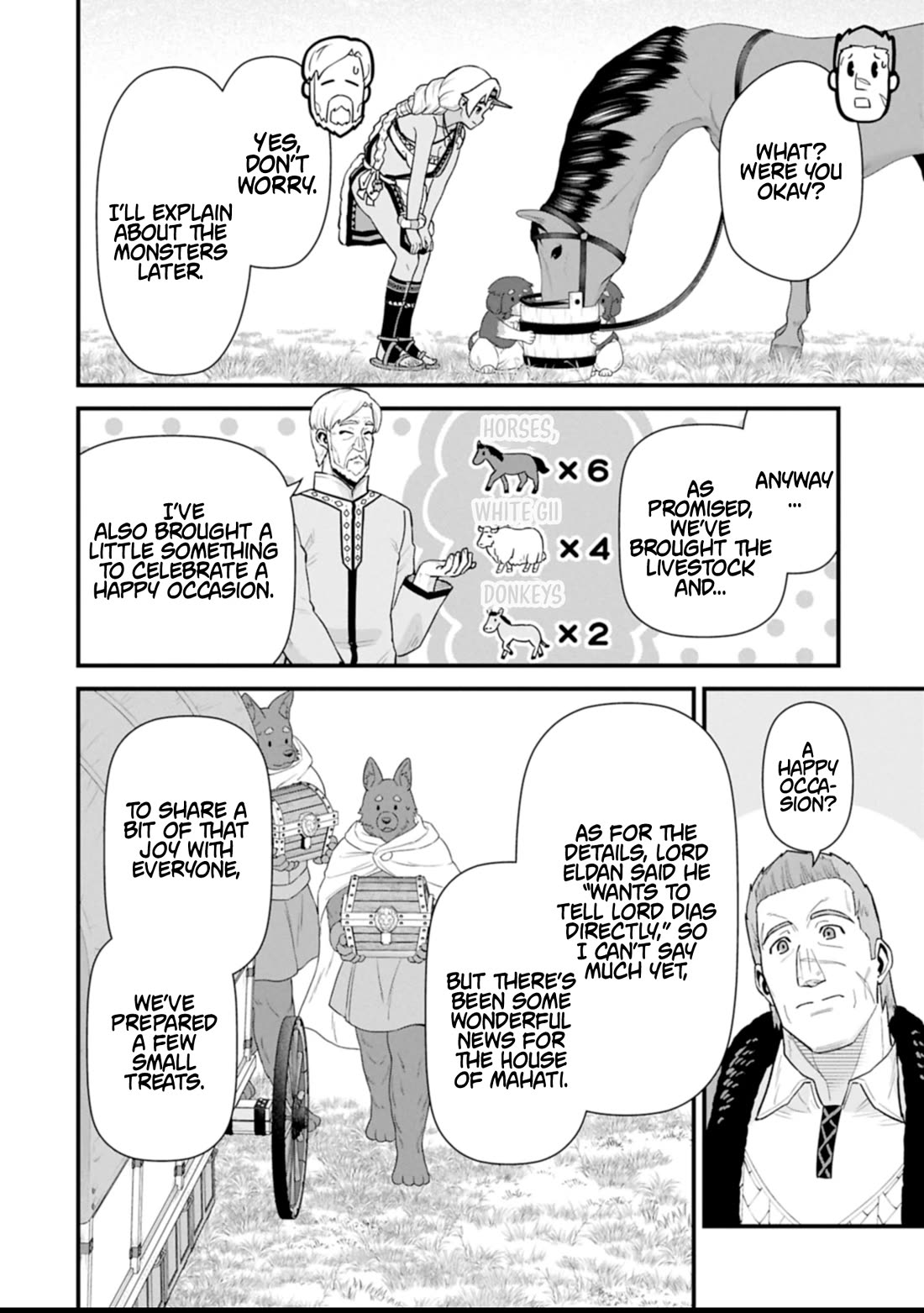 The Population Of The Frontier Owner Starts With 0. "Dias The Blue" And A Blue Horned Girl. Chapter 63 page 4 - Chapter 63