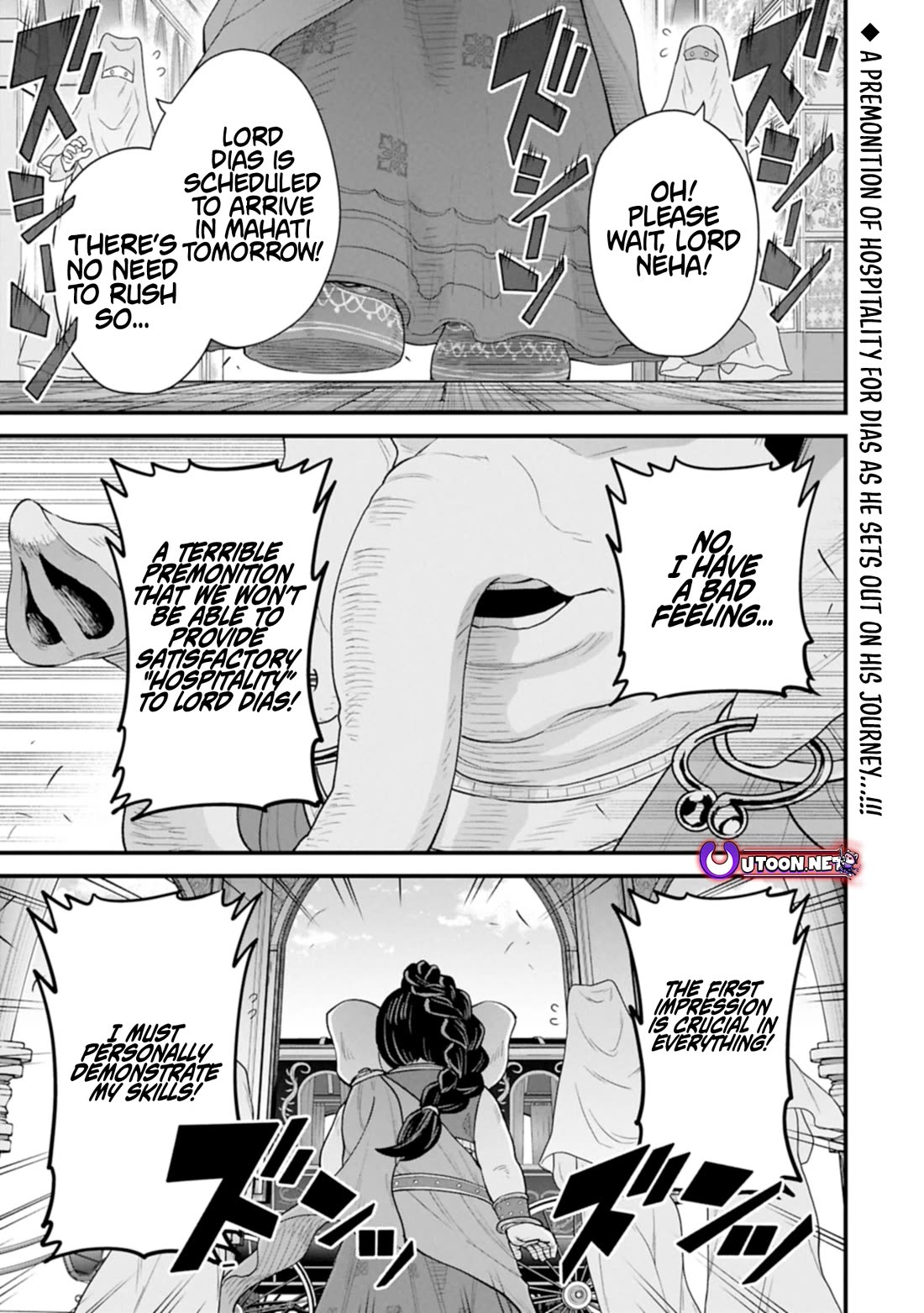 The Population Of The Frontier Owner Starts With 0. "Dias The Blue" And A Blue Horned Girl. Chapter 64 page 1 - Chapter 64