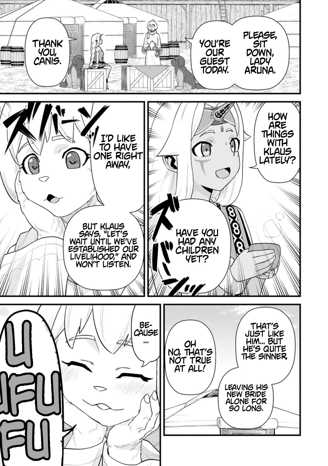 The Population Of The Frontier Owner Starts With 0. "Dias The Blue" And A Blue Horned Girl. Chapter 64 page 7 - Chapter 64