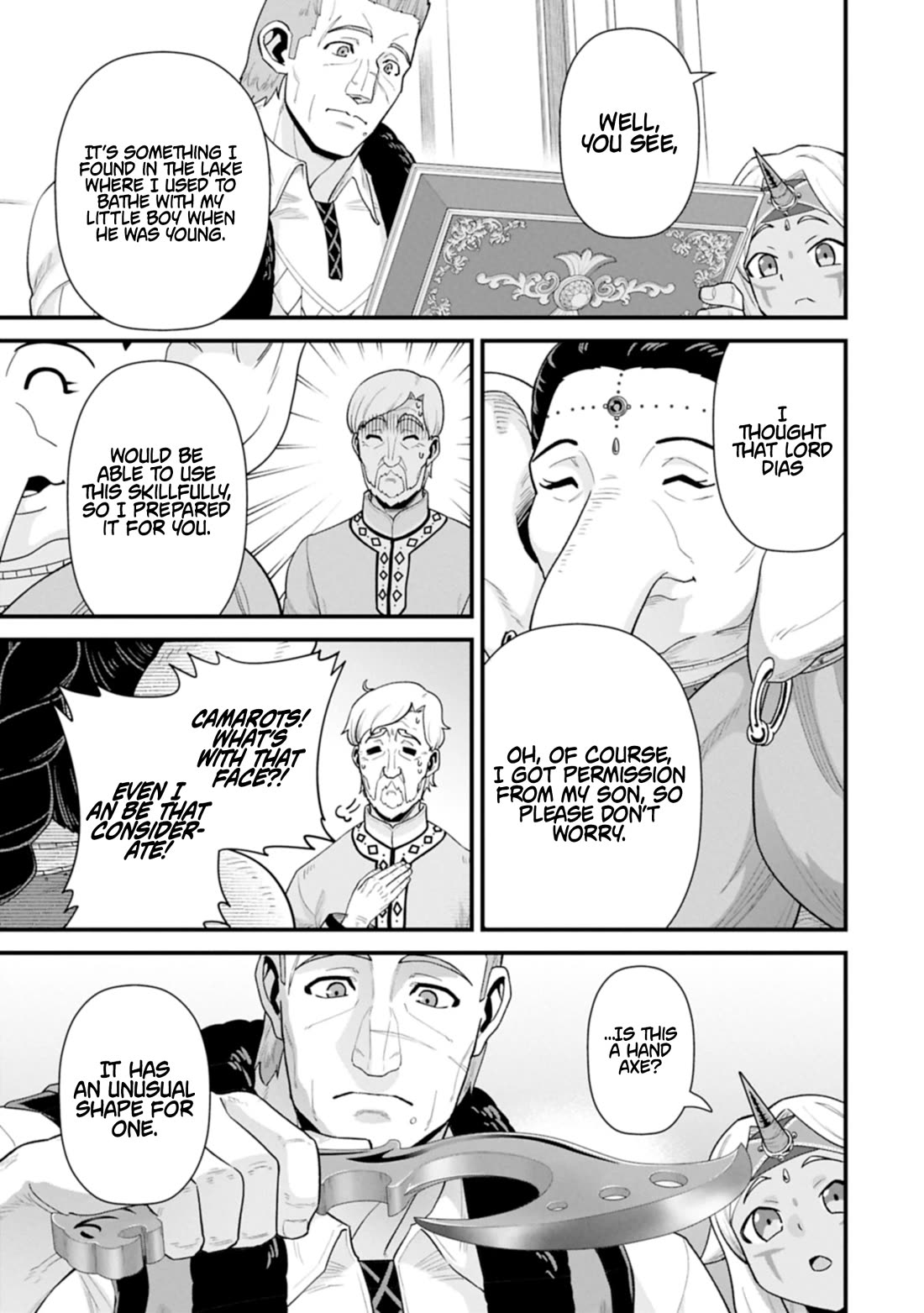 The Population Of The Frontier Owner Starts With 0. "Dias The Blue" And A Blue Horned Girl. Chapter 65 page 11 - Chapter 65