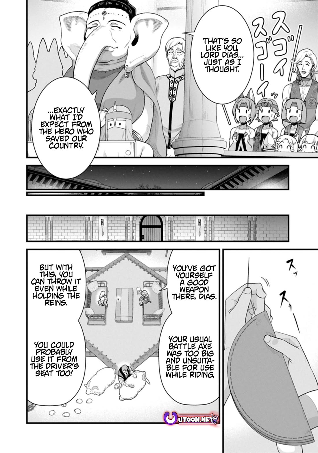 The Population Of The Frontier Owner Starts With 0. "Dias The Blue" And A Blue Horned Girl. Chapter 65 page 22 - Chapter 65