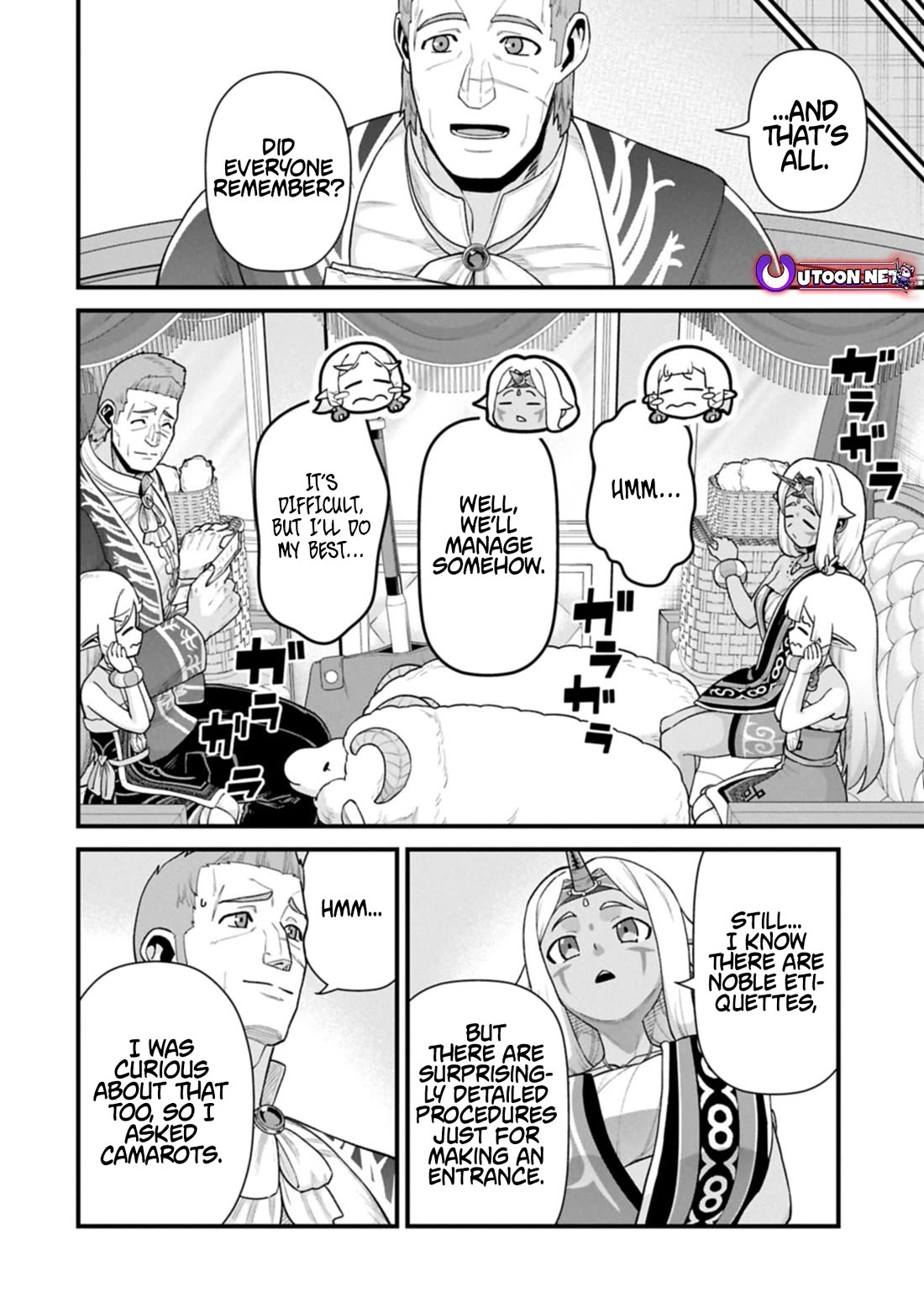 The Population Of The Frontier Owner Starts With 0. "Dias The Blue" And A Blue Horned Girl. Chapter 65 page 30 - Chapter 65